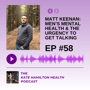 #58 - Matt Keenan: Men's mental health and the urgency to get talking image