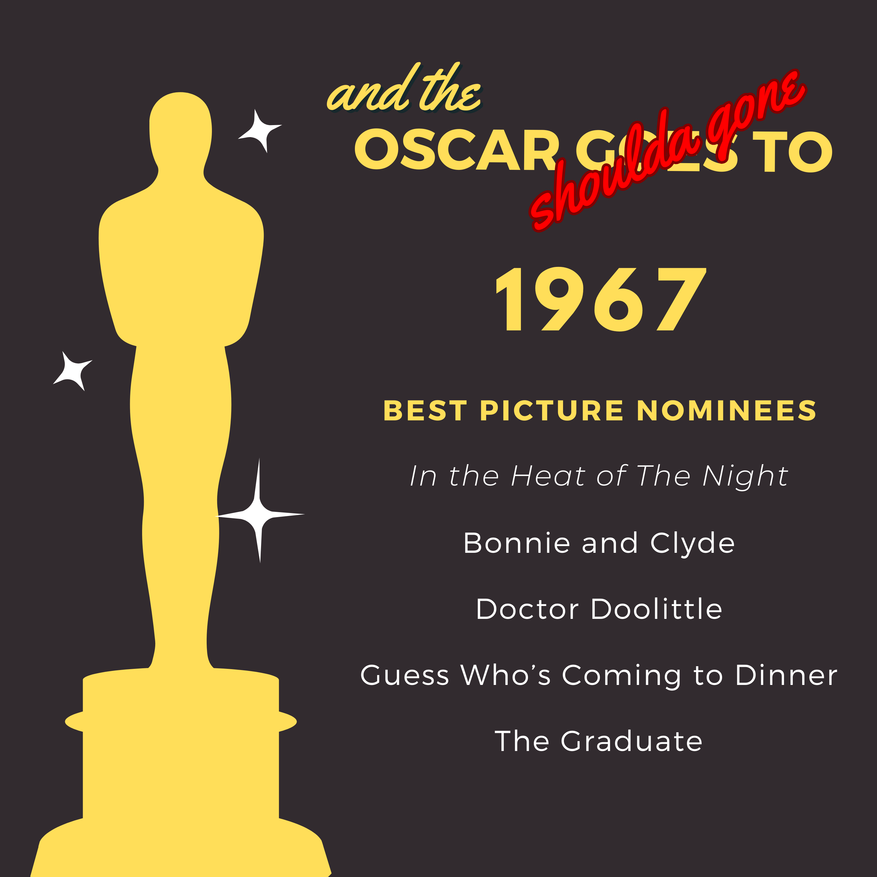 And the OSCAR shoulda gone to...