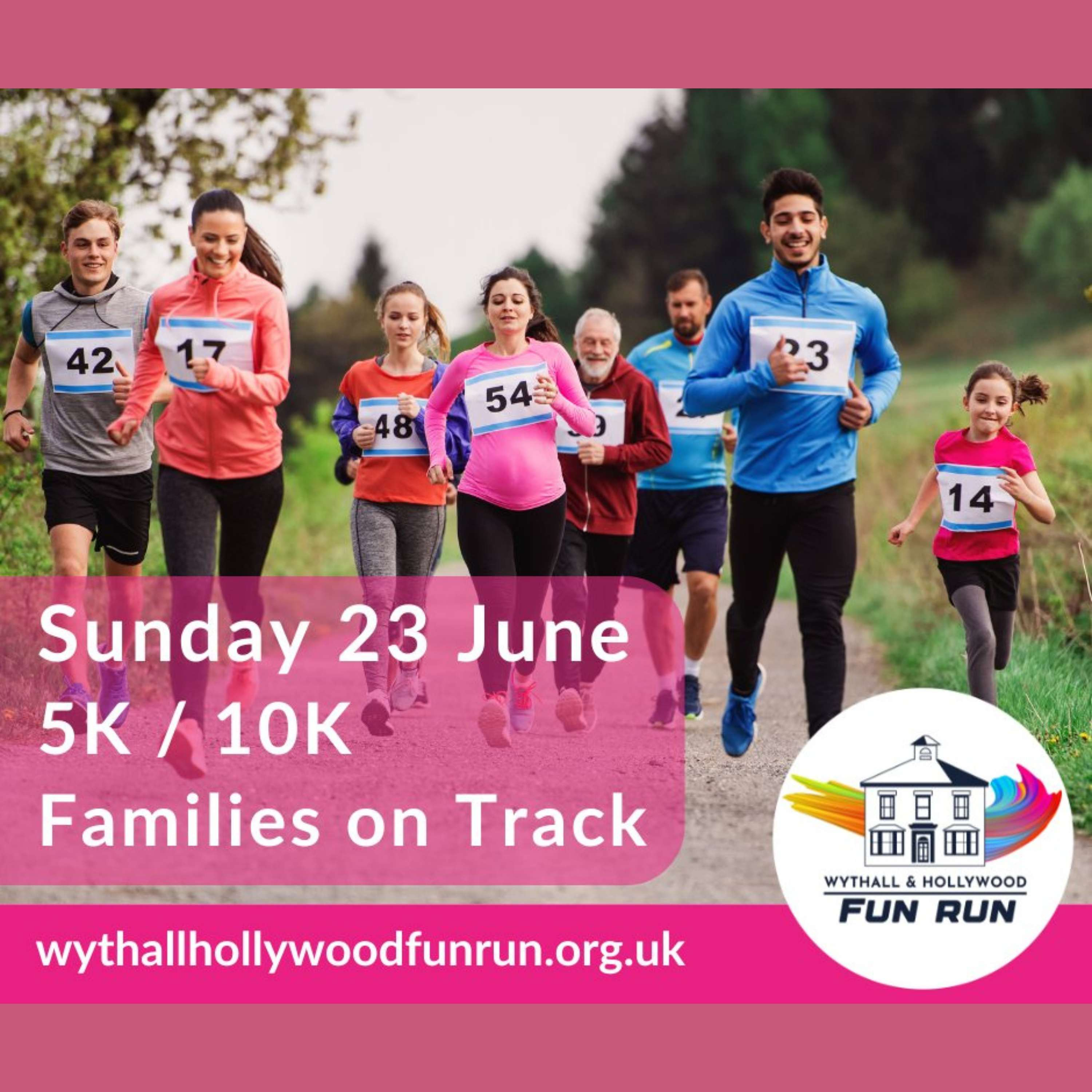 Steve Cram | Lisa McNally | Wythall & Hollywood Fun Run