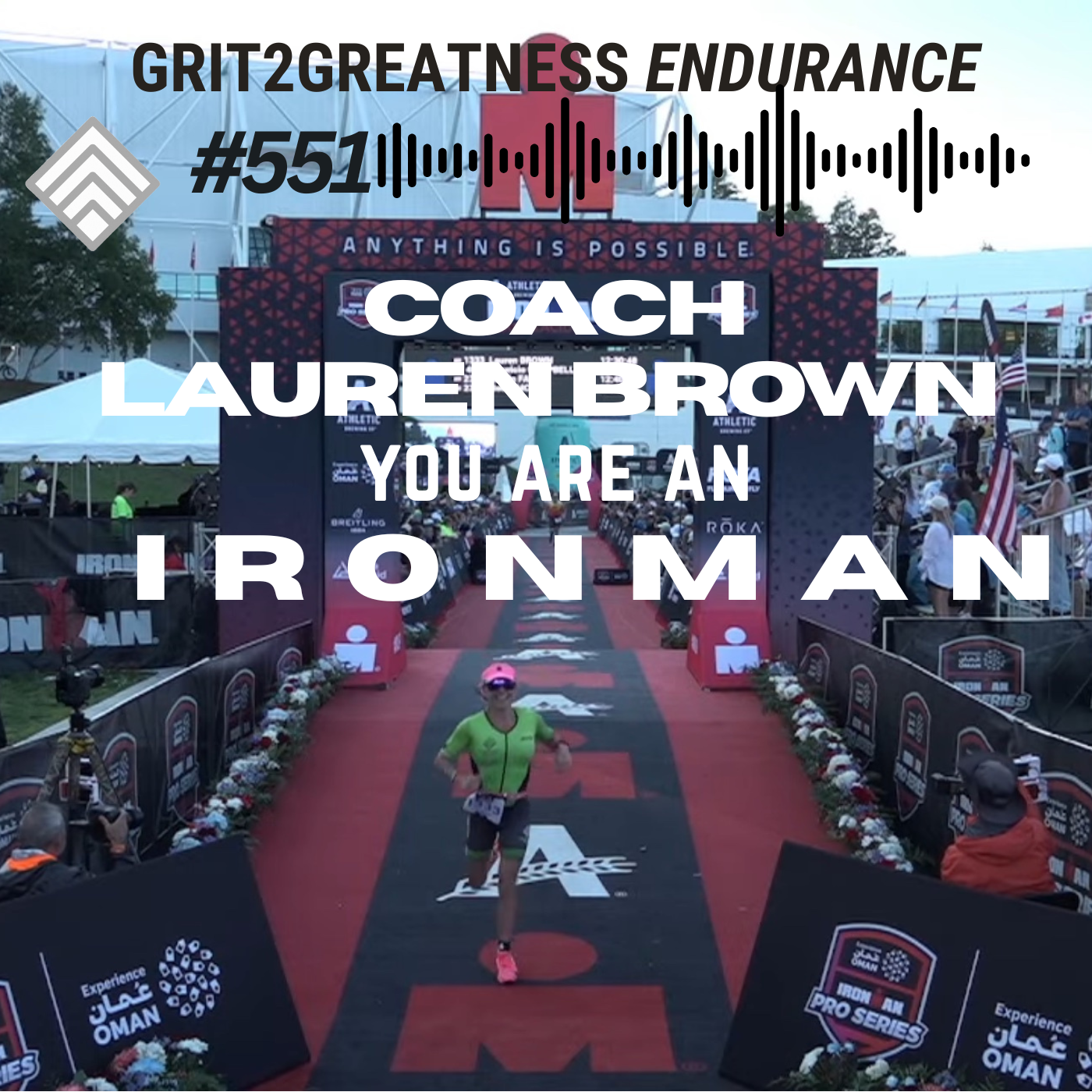 #551 Coach Lauren Brown: You Are An IRONMAN episode artwork