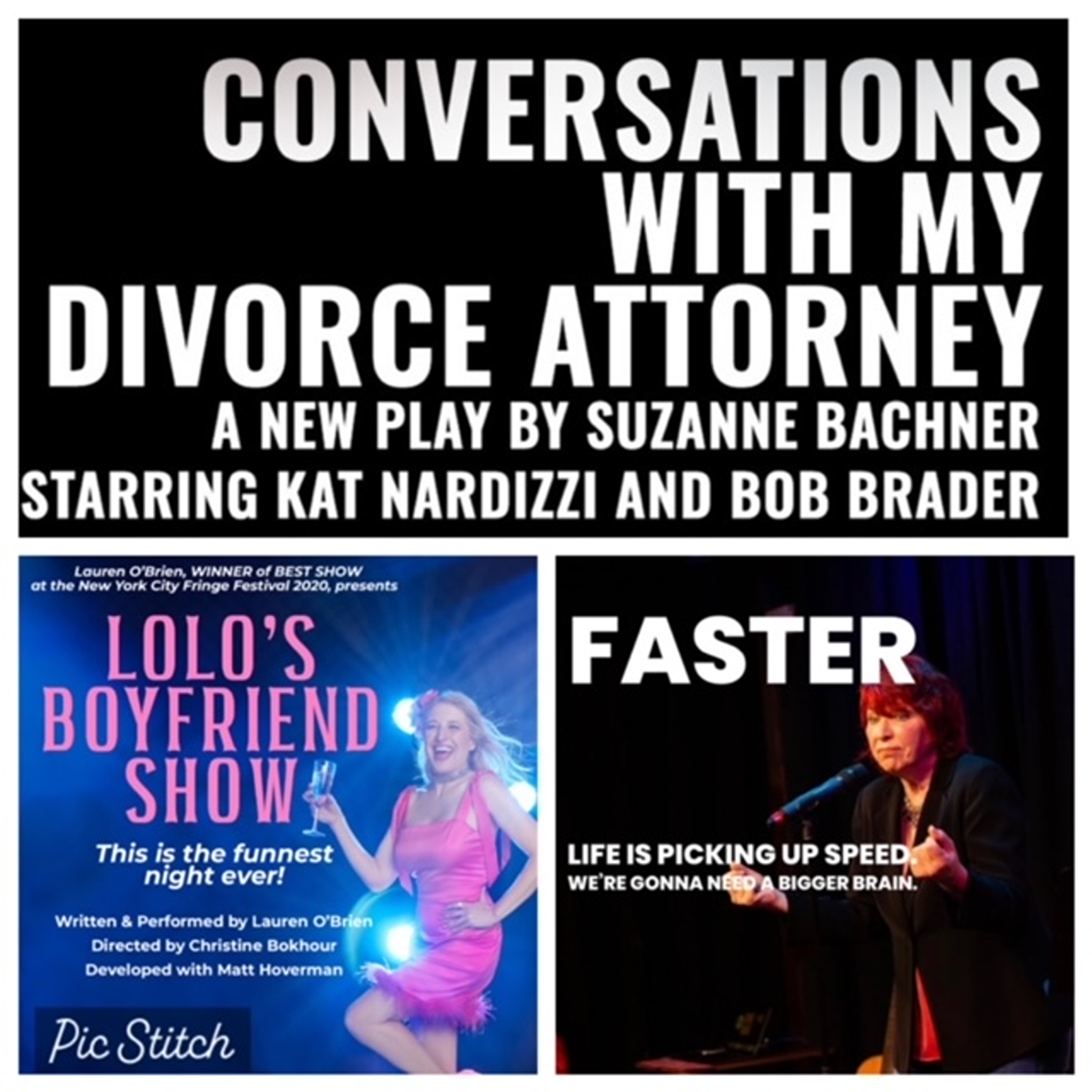 NYC Fringe Festival with Jude Treder-Wolff, Lauren O’Brien and Suzanne Bachner