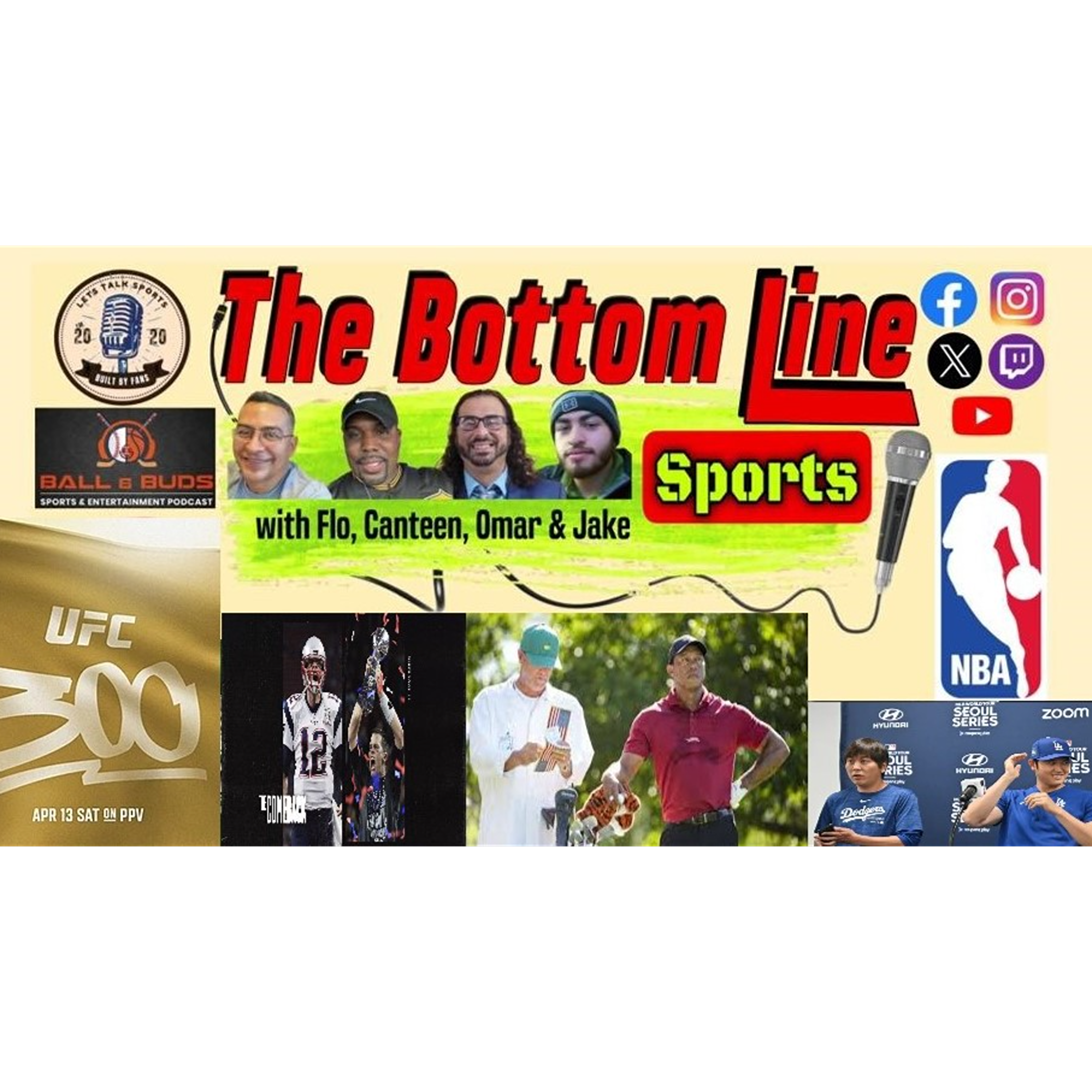 Tiger Woods Masters Golf | MLB #mlb Shohei Ohtani | NFL #nfl Tom Brady Comeback | NBA #nba Playoffs
