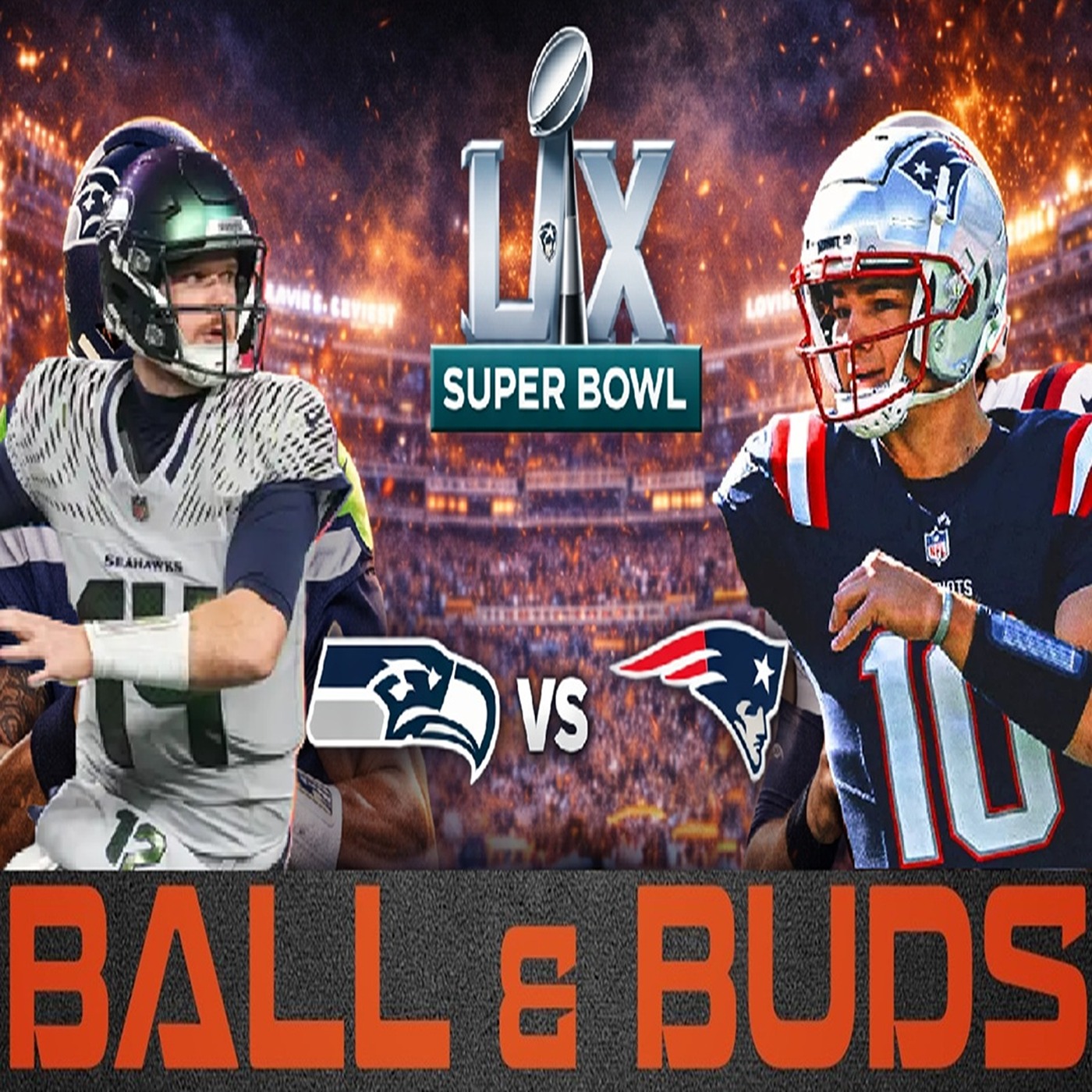 NFL #nfl Superbowl 60 Seattle Seahawks 🏈 New England Patriots Football Preview #nflfootball episode artwork