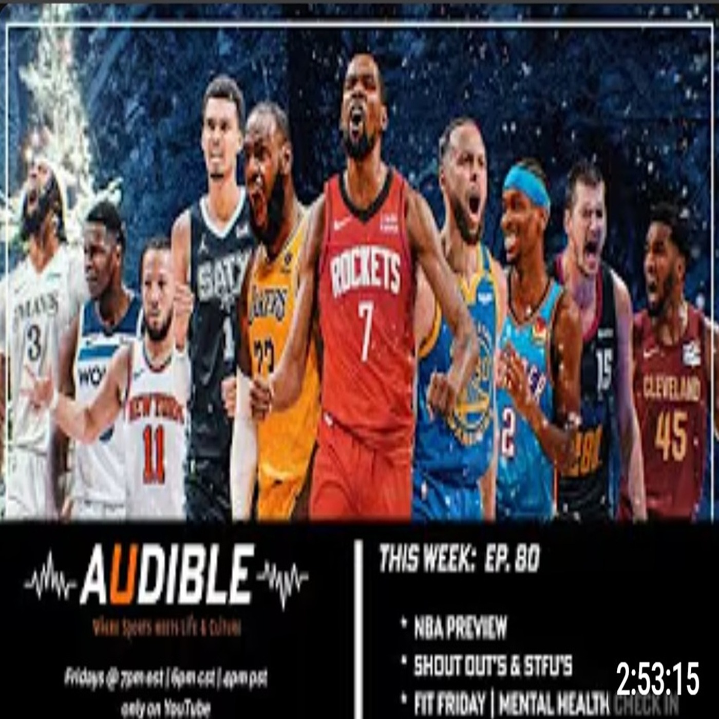 NBA 🏀 Basketball Season Preview ft. Omar 'Sports Professor' Fonseca @BALLandBUDS (Audible Sports Podcast #80) episode artwork