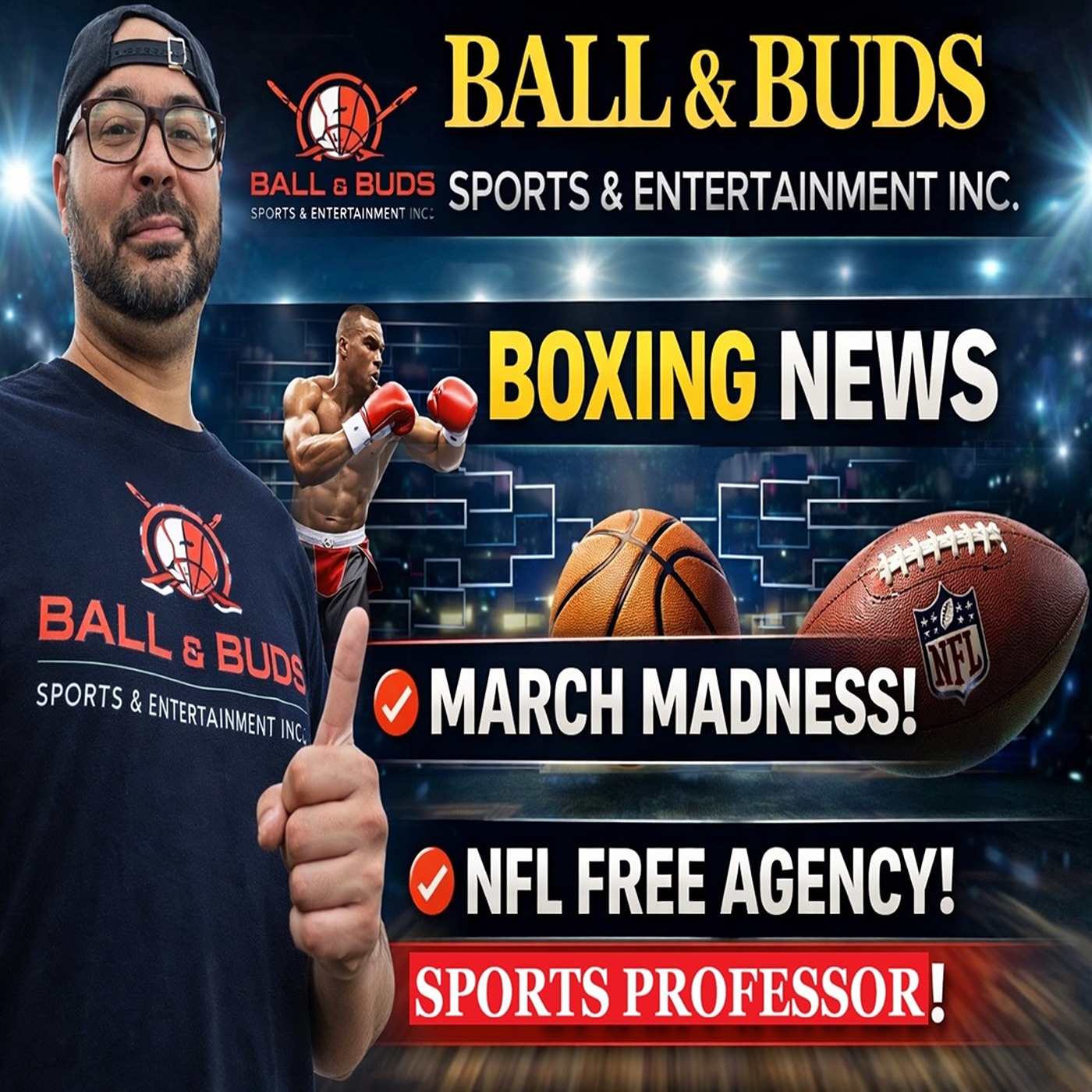 NCAA 🏀 March Madness; World ⚾ Baseball Classic; WNBA 🏀 Labor Agreement; NBA 🏀 Expansion episode artwork