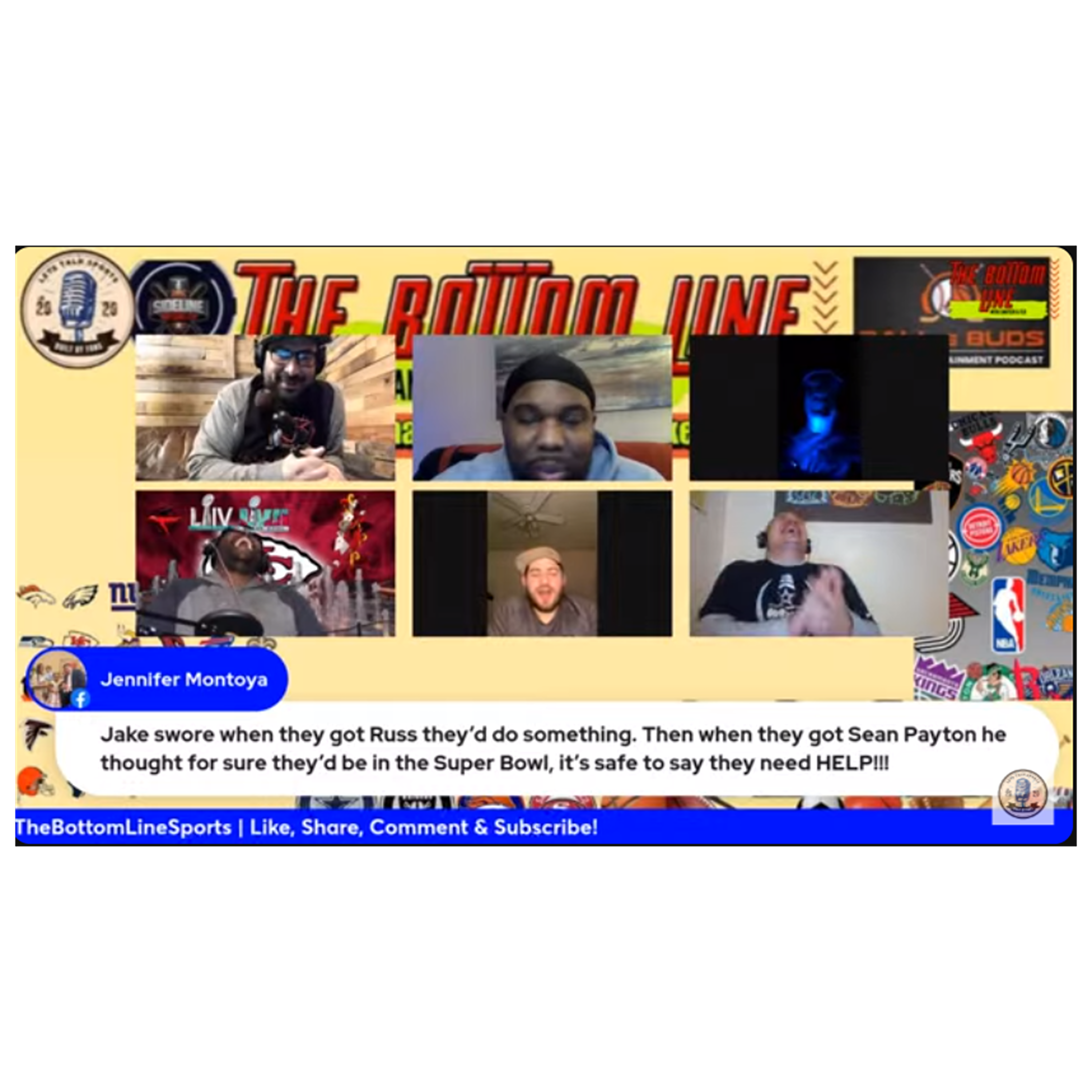 NFL Playoffs AFC & NFC (Cowboys, Chiefs, Eagles, Lions, Bills, Dolphins) Wild Card Football Review ft. Let's Talk Sports' Allen Peralez + I.O.W. Sports Network's Detroit Mel & Wild Card Mar (The Bottom Line Sports Show #100)