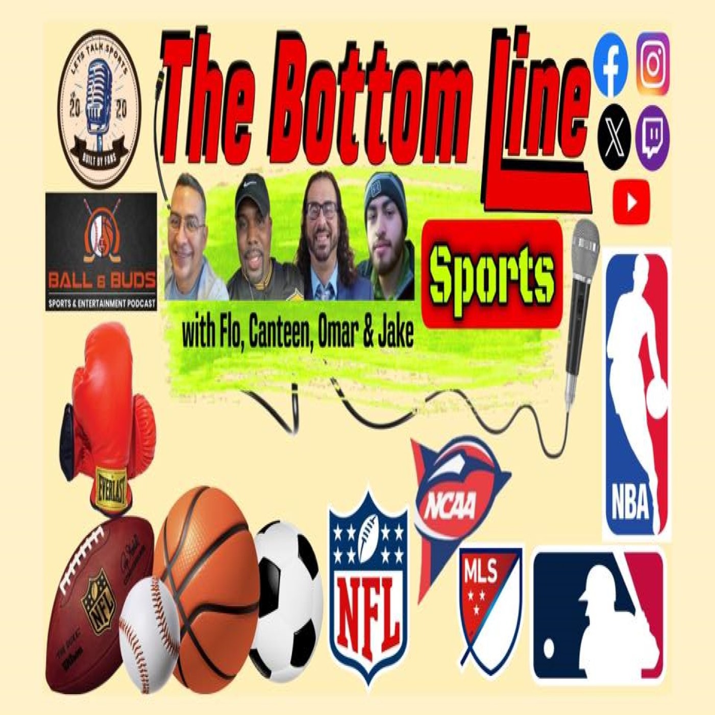 NBA Playoff & MVP Race + NFL Draft Combine Review + College & Pro Sports News & Updates (The Bottom Line Sports #160)