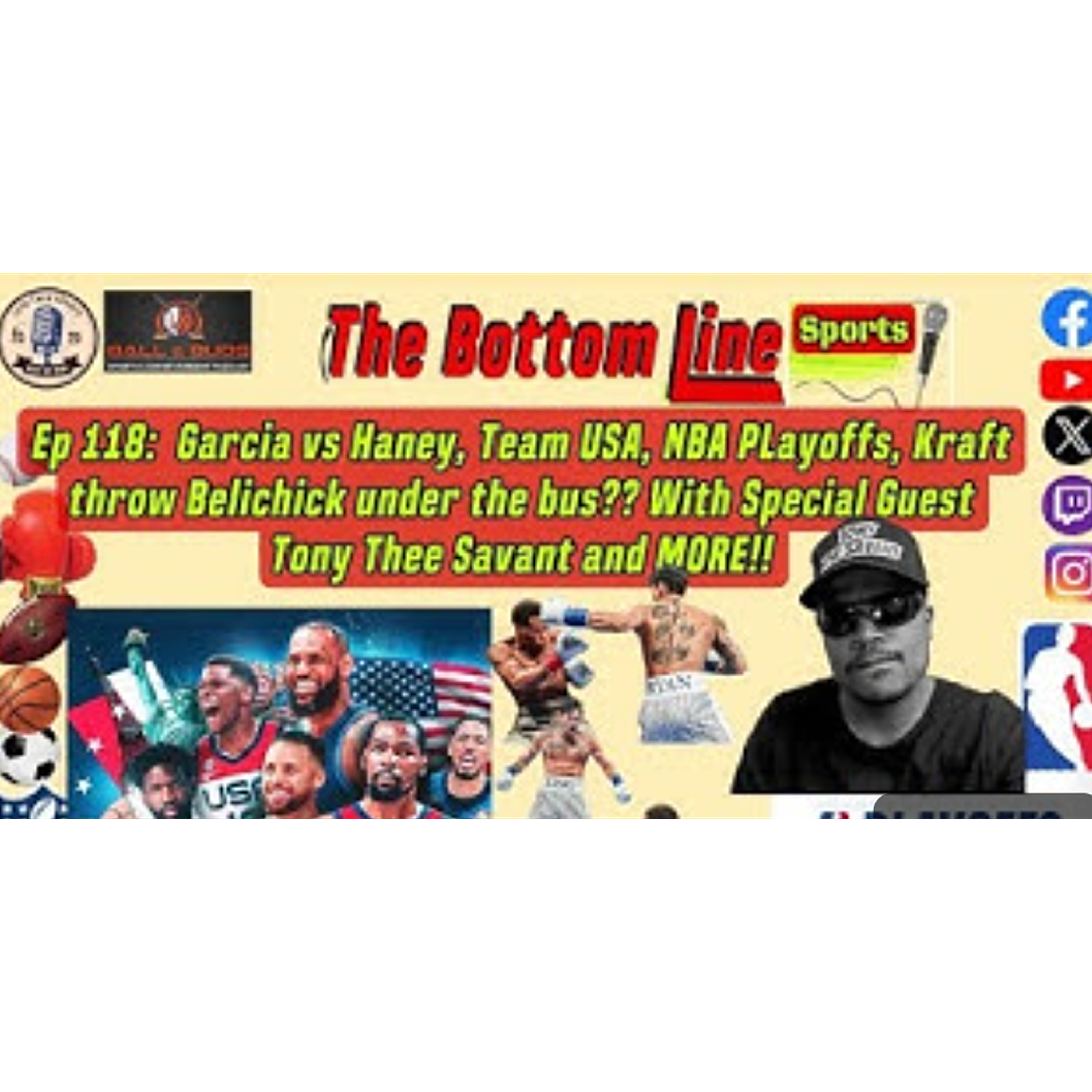 Boxing Ryan Garcia vs Devin Haney | NBA Basketball 1st Round Playoffs | MLB Shohei Ohtani + Baseball Rankings | NFL Football Draft + Robert Kraft vs Bill Belichick
