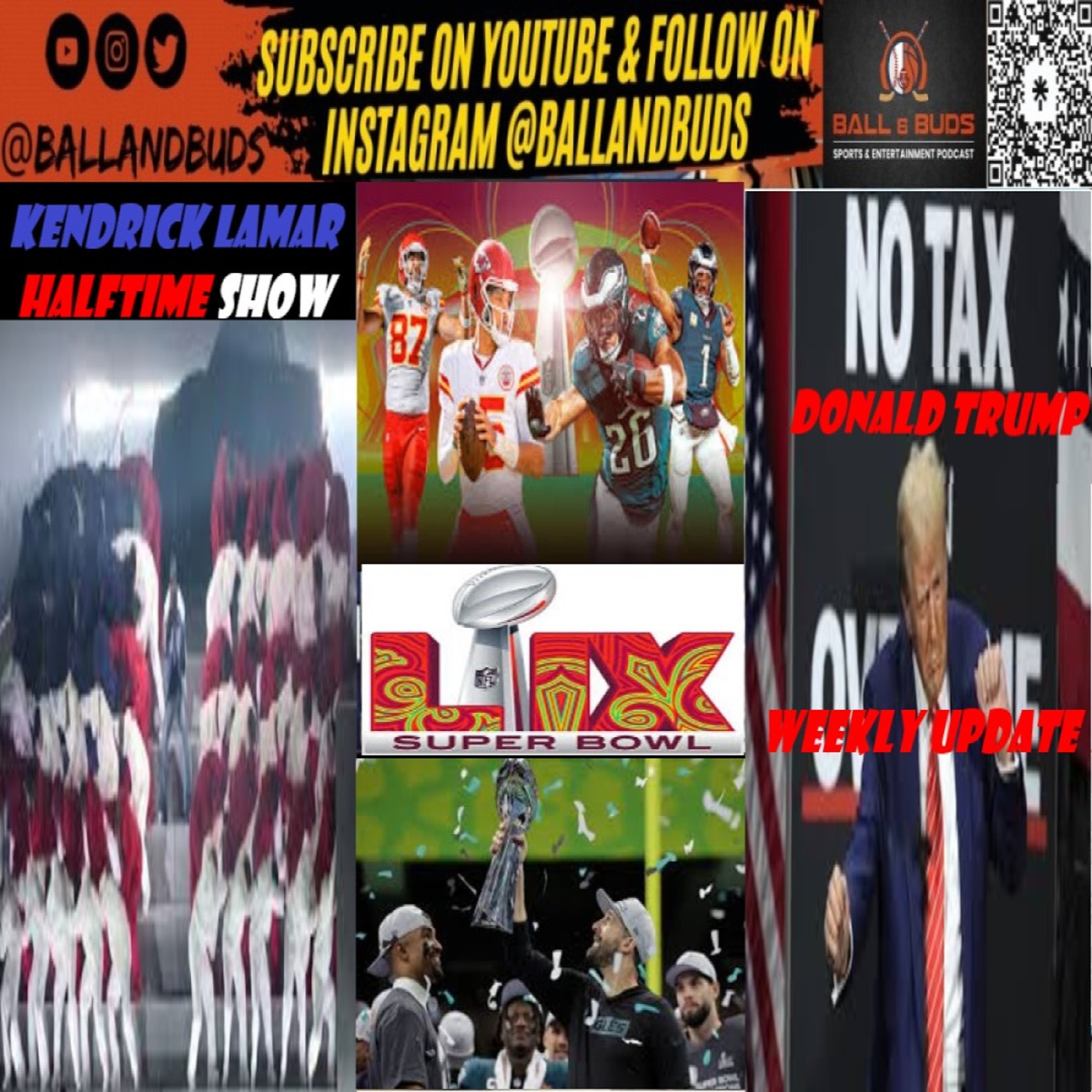 NFL Superbowl Kansas City Chiefs🏈Philadelphia Eagles🎥Kendrick Lamar Halftime Show📣NIH Cuts Budget