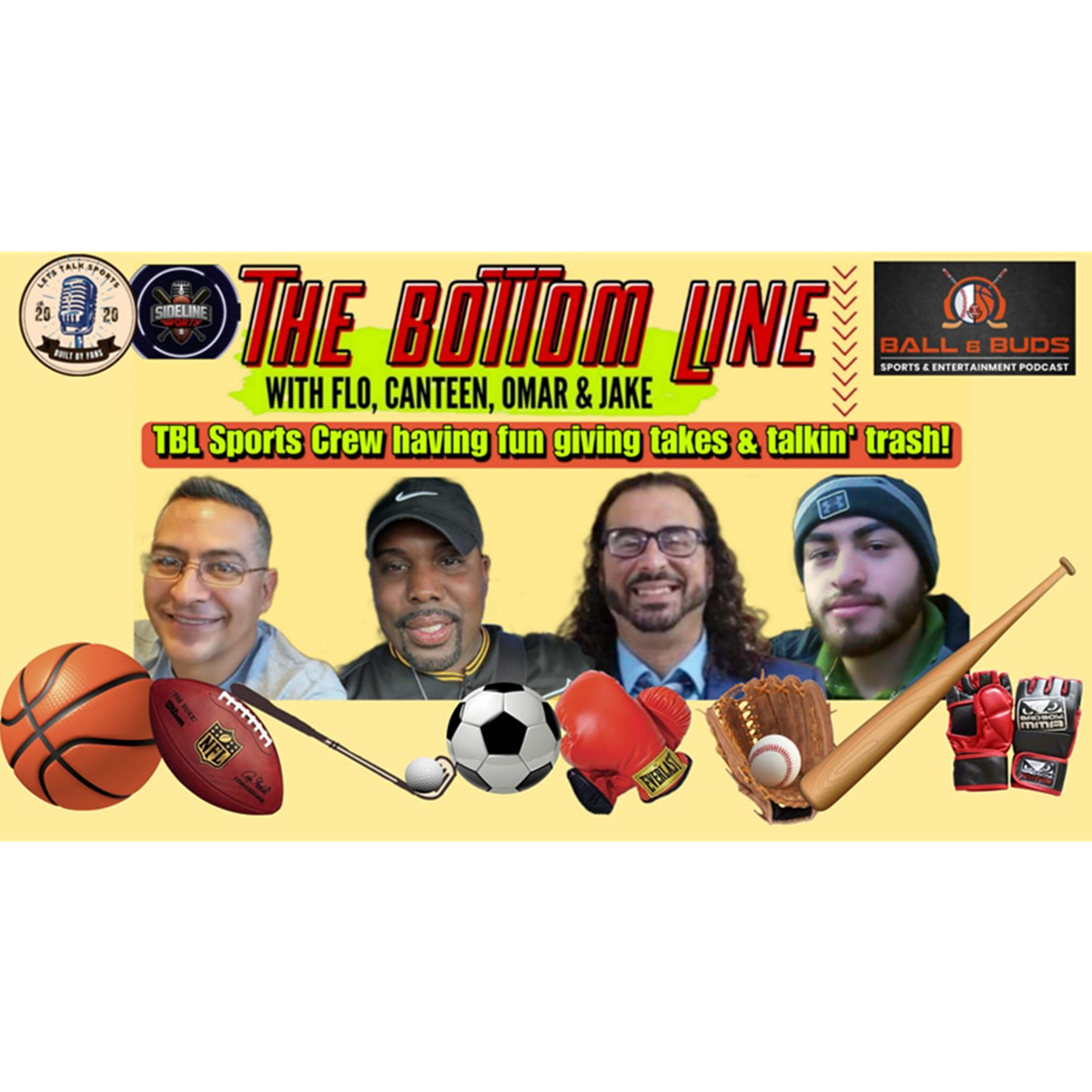 NFL #nfl Football Free Agency + Draft | NBA #nba Basketball Playoffs + MVP #mvp Race (The Bottom Line Sports Show #112)
