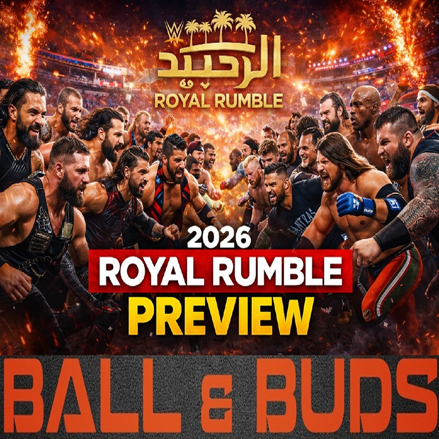 WWE #wwe Royal Rumble #prowrestling Preview episode artwork