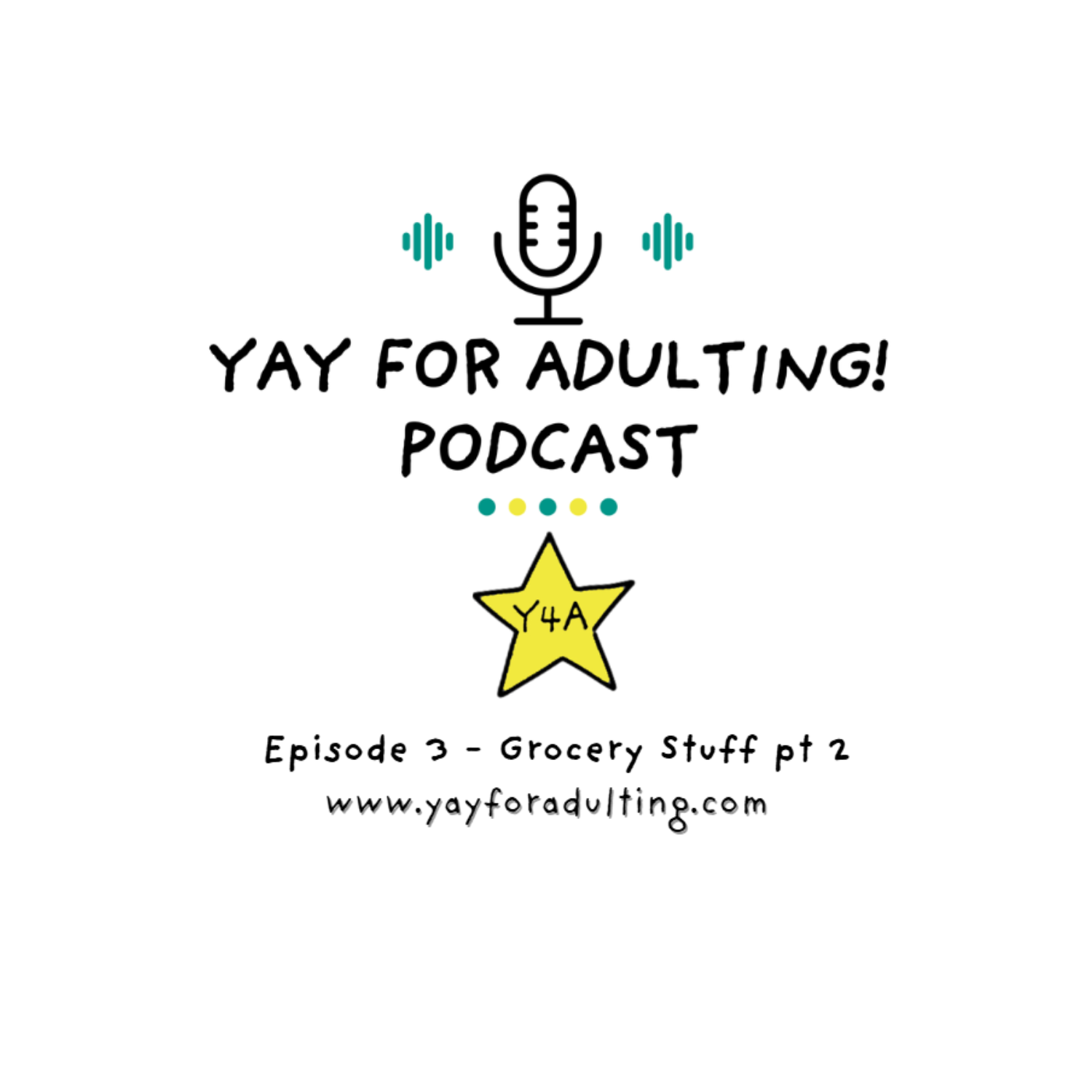 Yay for Adulting! Podcast - Episode 3 - Grocery Stuff, Pt 2 episode artwork
