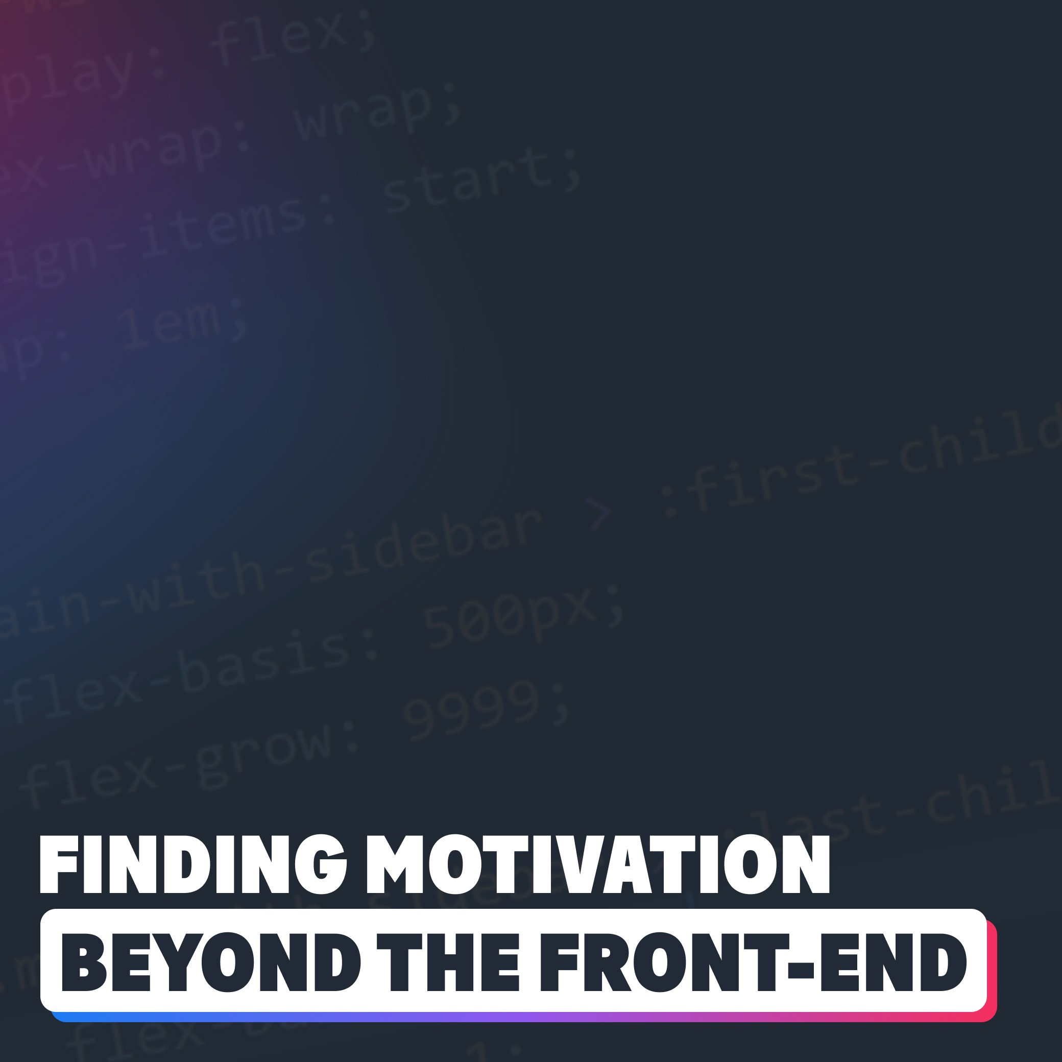 Finding motivation for the things that aren't so fun