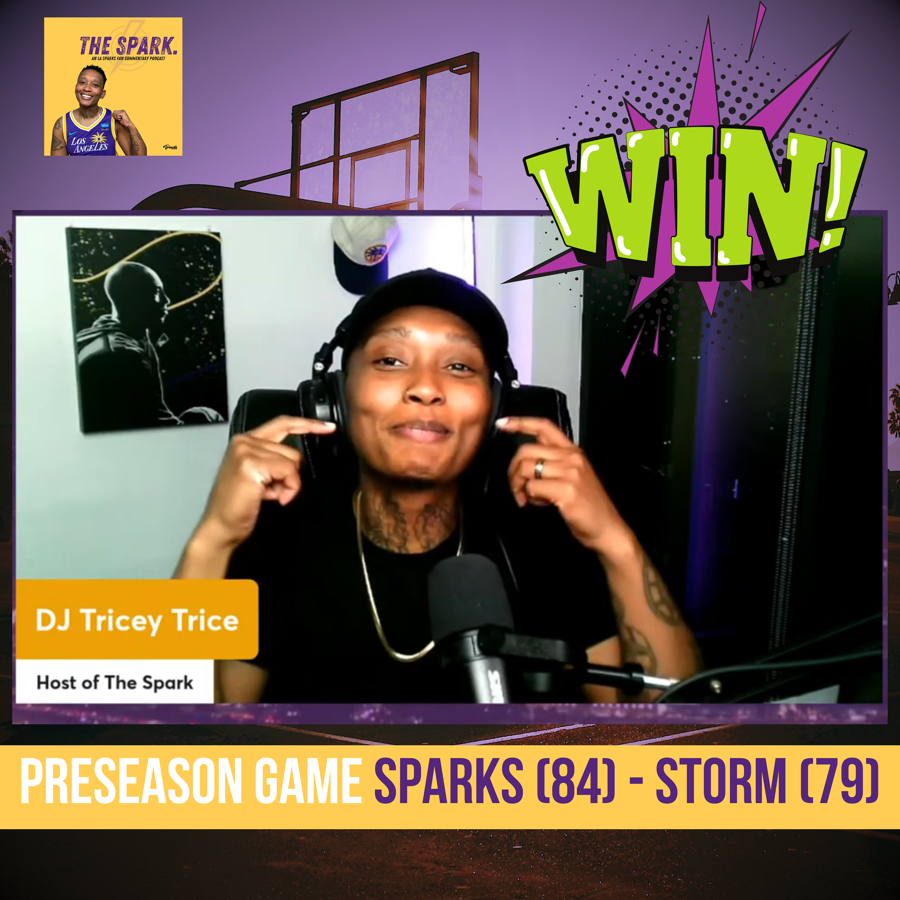 LA Sparks WIN first game of the Season 84-79 #WNBA