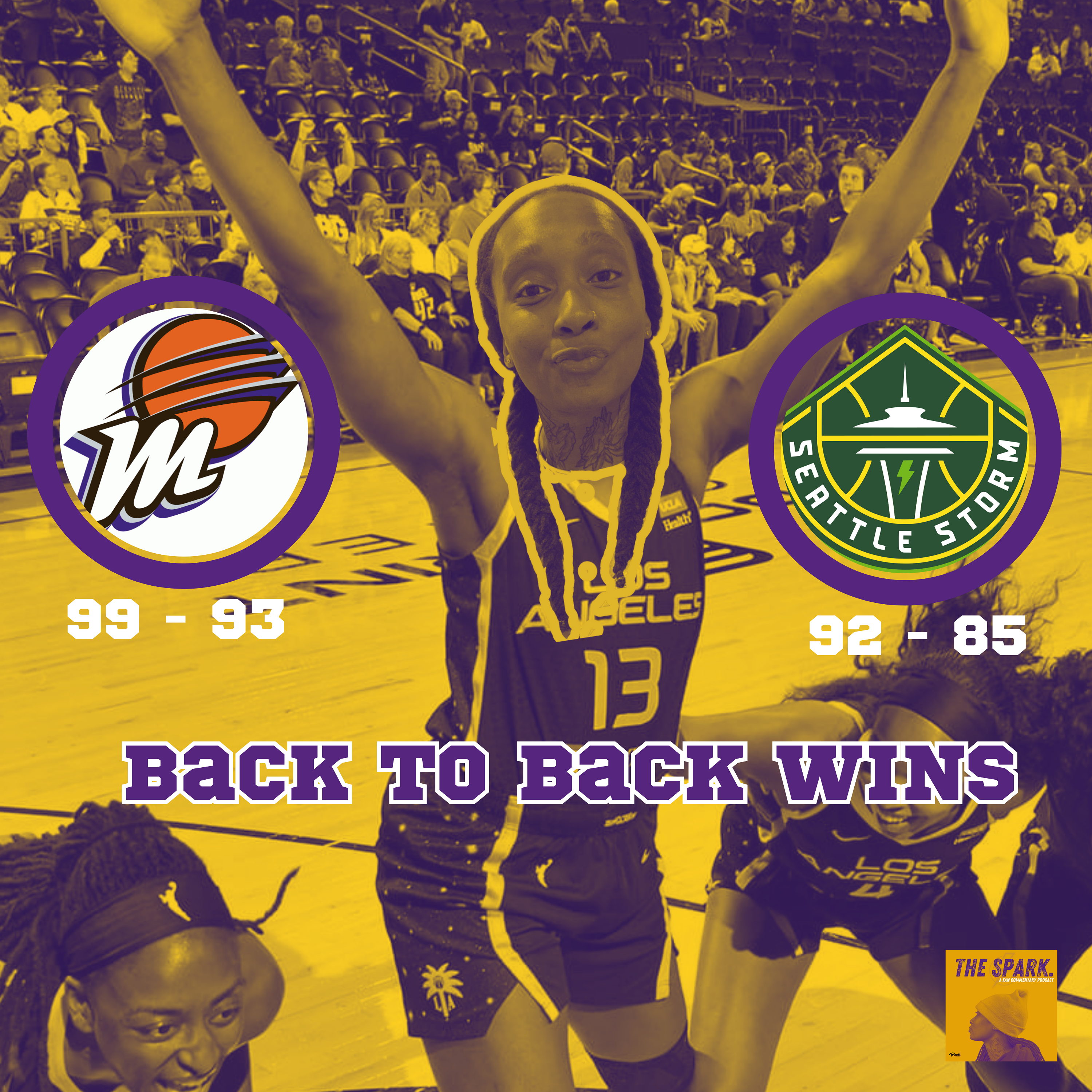 #LASparks Back To Back WINS and Move to 3-2 Season