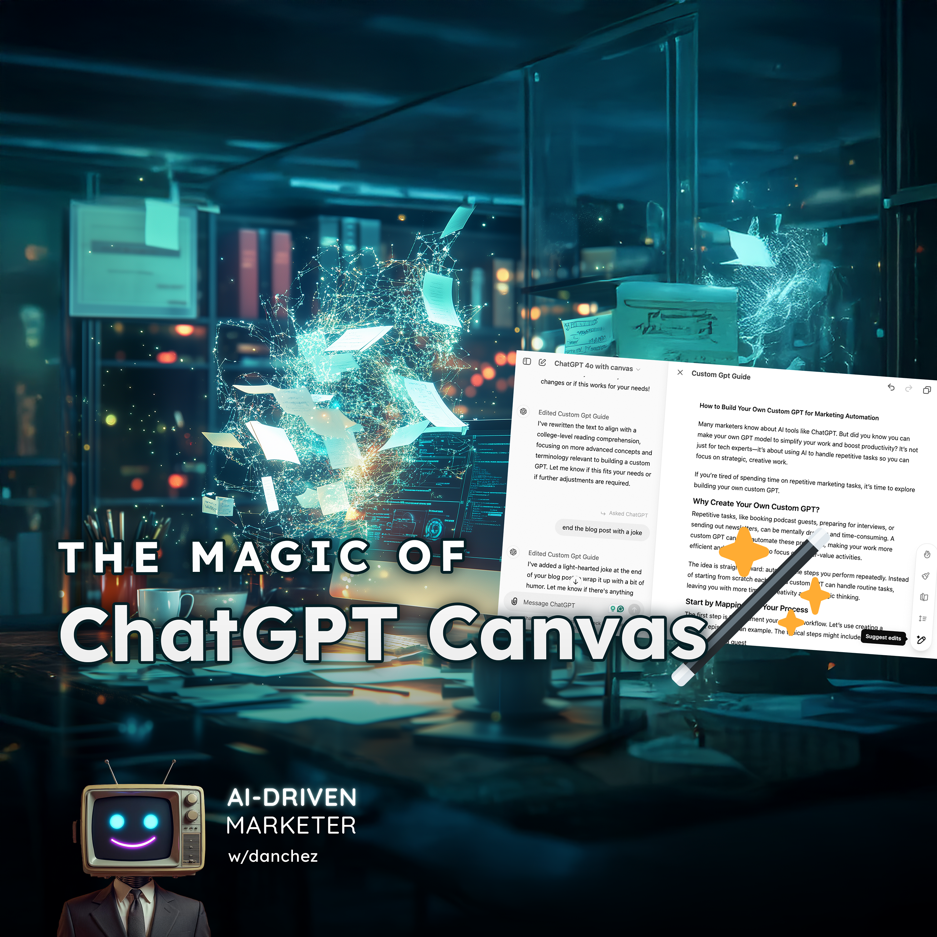 The Magic of ChatGPT's  New Canvas Feature For Content Marketing