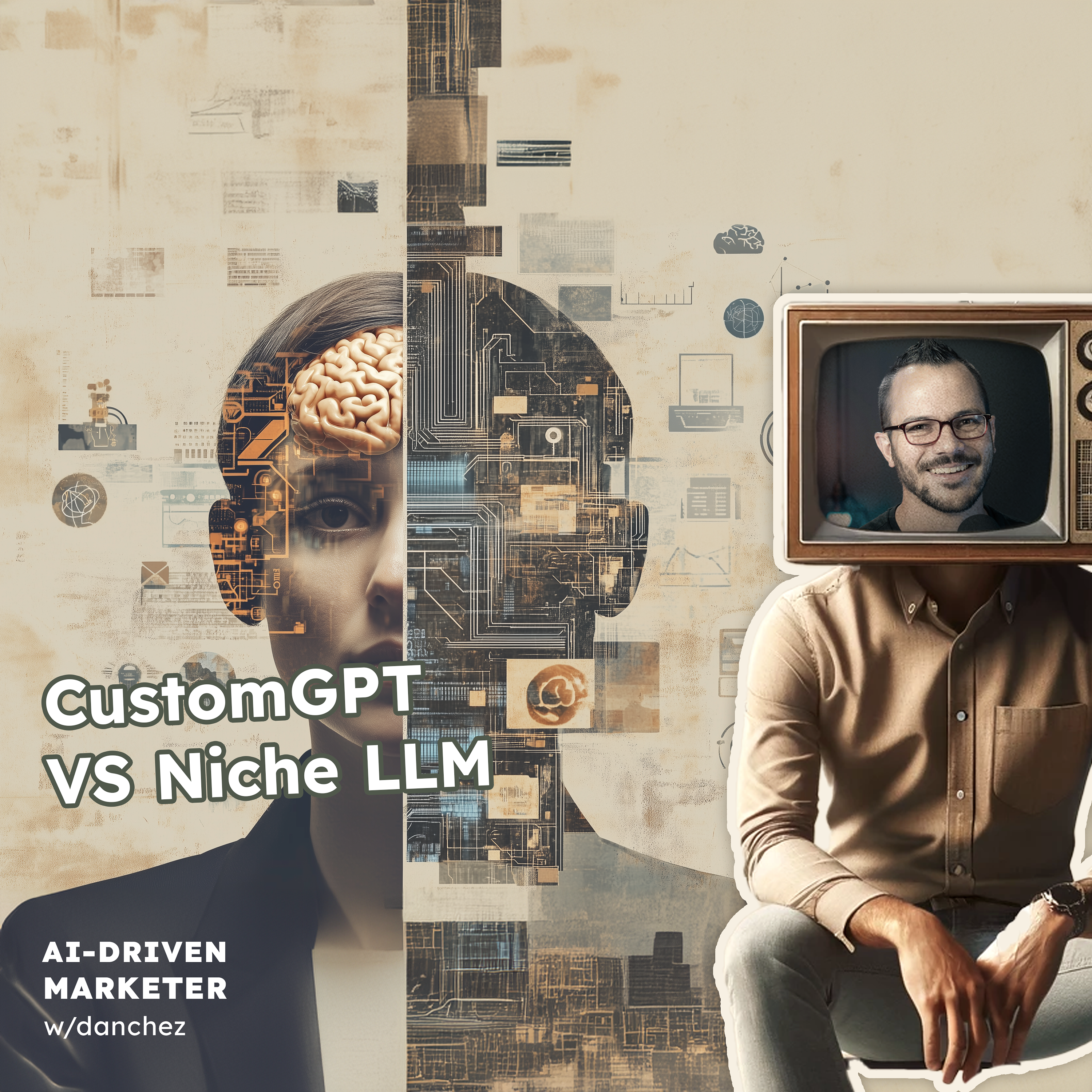 Why AI Can't Replace Your Marketing Brain (Yet) - CustomGPT VS Niche LLM