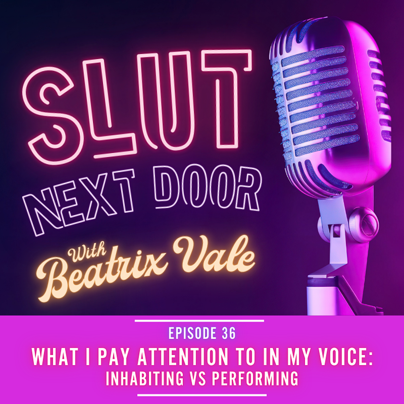 What I Pay Attention to in My Voice: Inhabiting Vs Performing