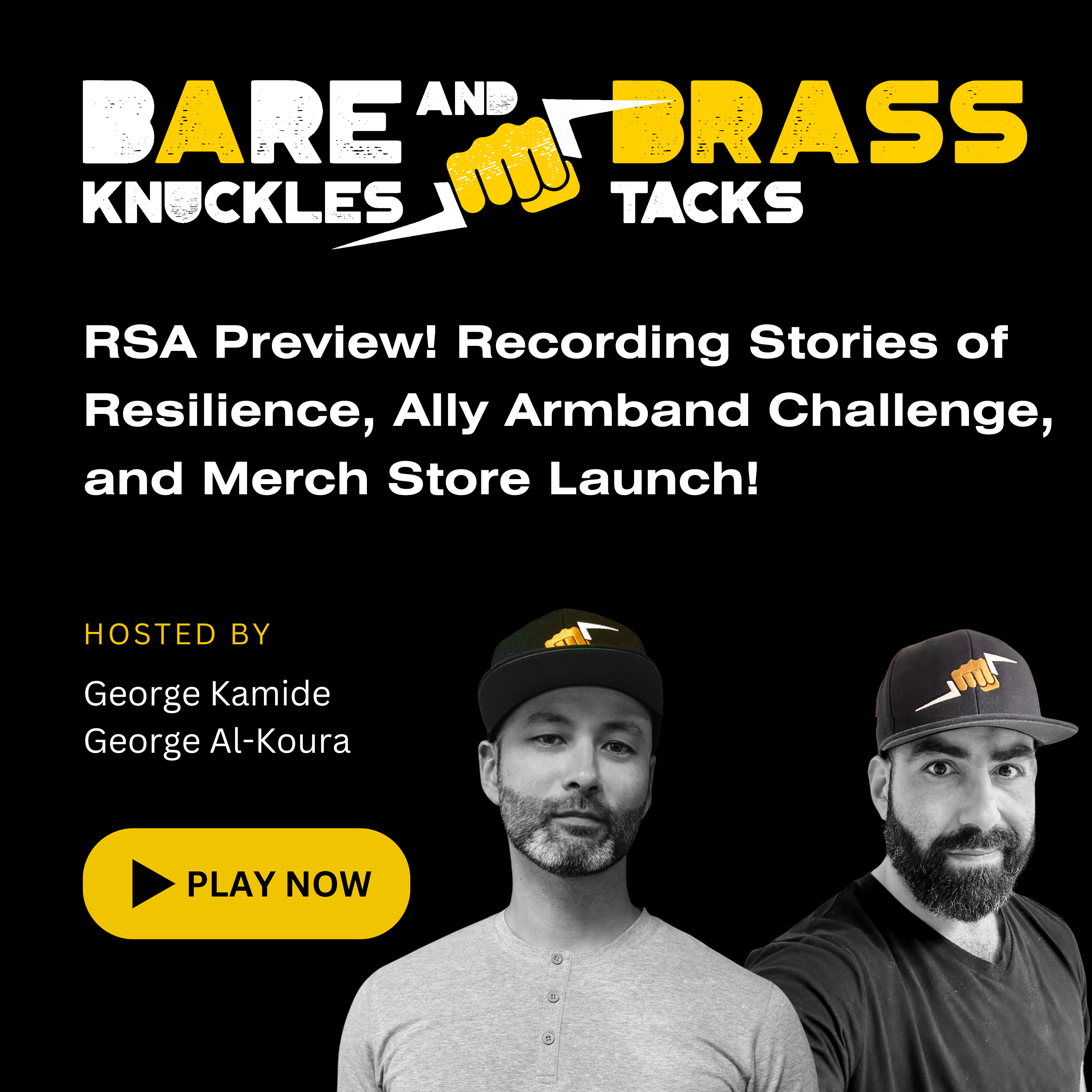 RSA Preview! Recording Stories of Resilience, Ally Armband Challenge, and Merch Store Launch!