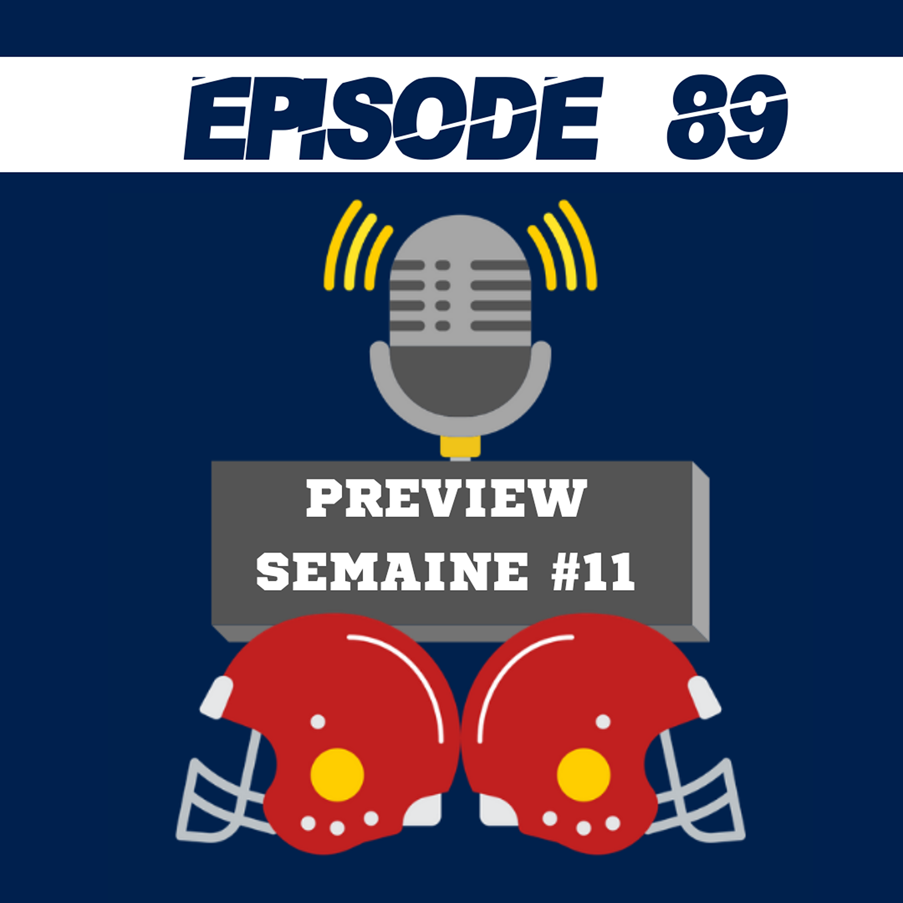Épisode #89 : Preview (Semaine #11) - Trade deadline time + Si vous voyez Justin Fields quelque part, Jay est à genoux pas loin à côté episode artwork