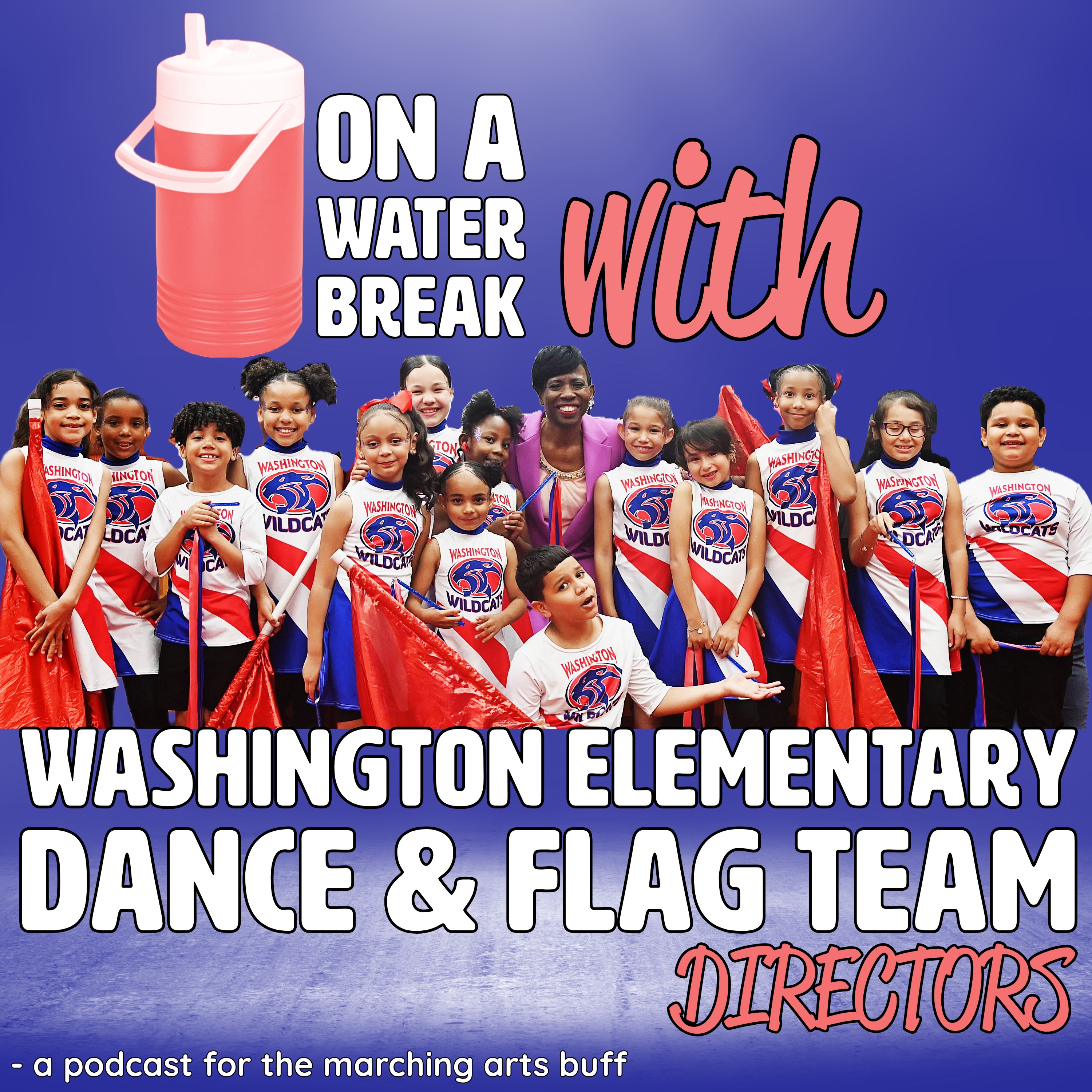 OAWB with the Washington Elementary Dance & Flag Team