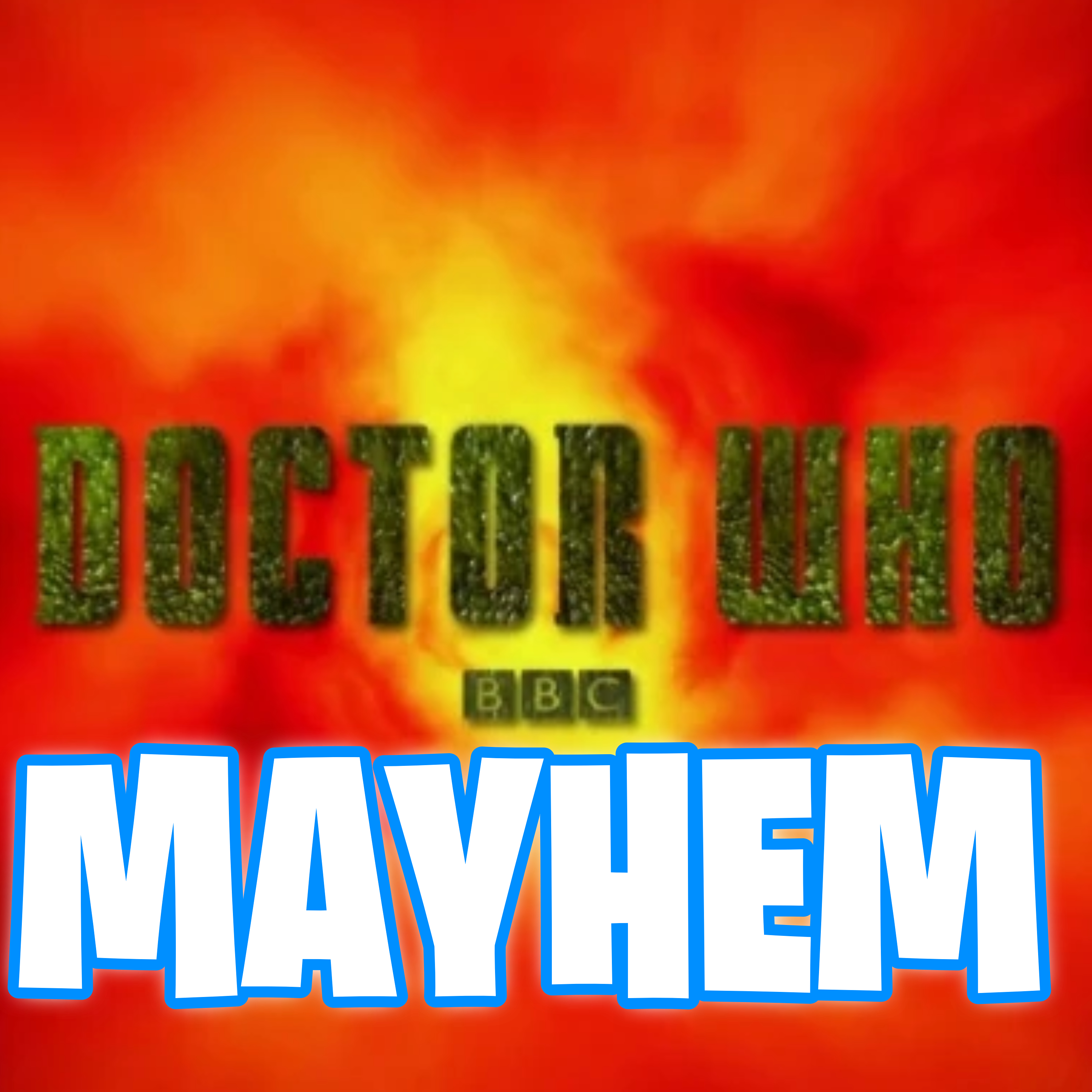 Doctor Who Mayhem 2023 episode artwork