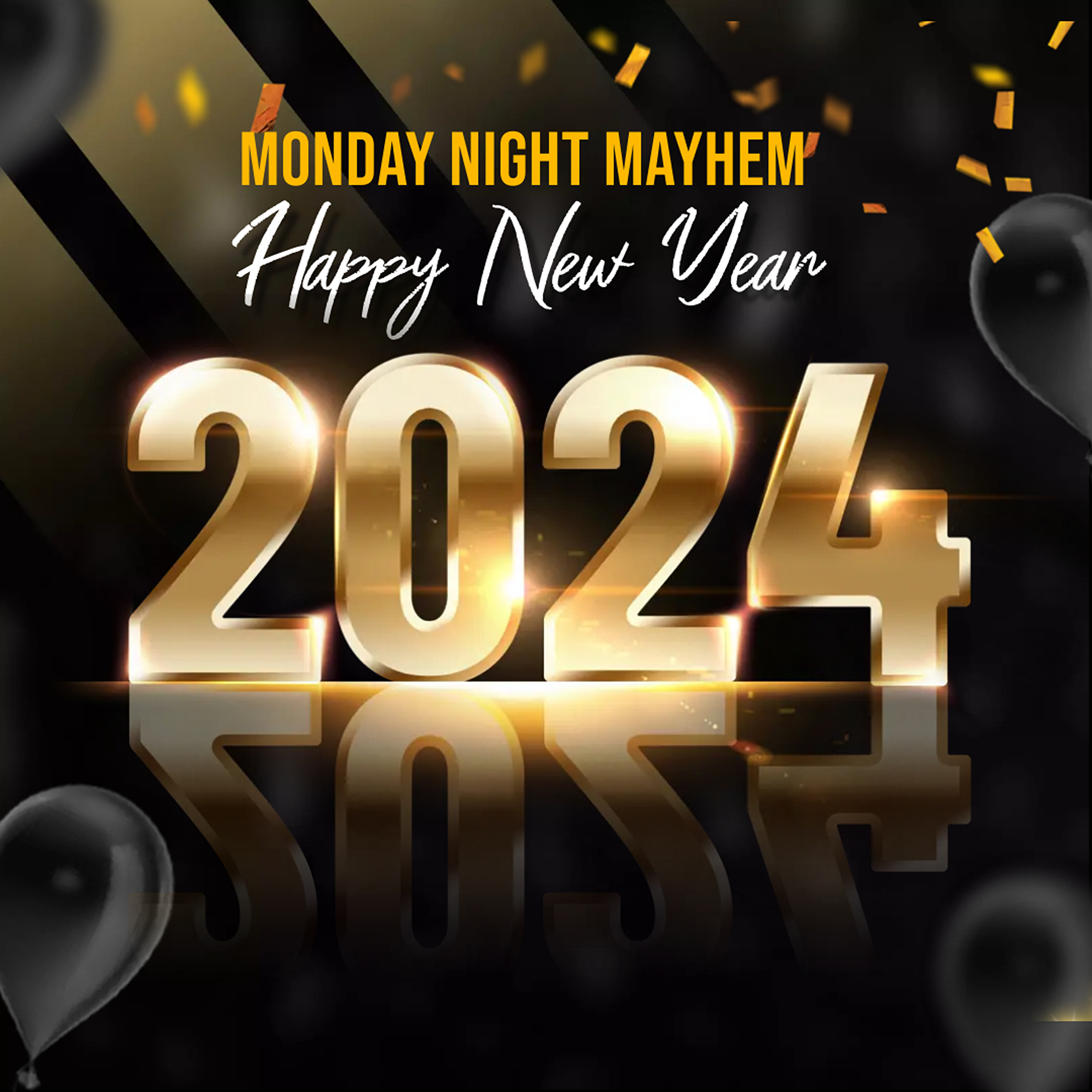 New Year Mayhem episode artwork