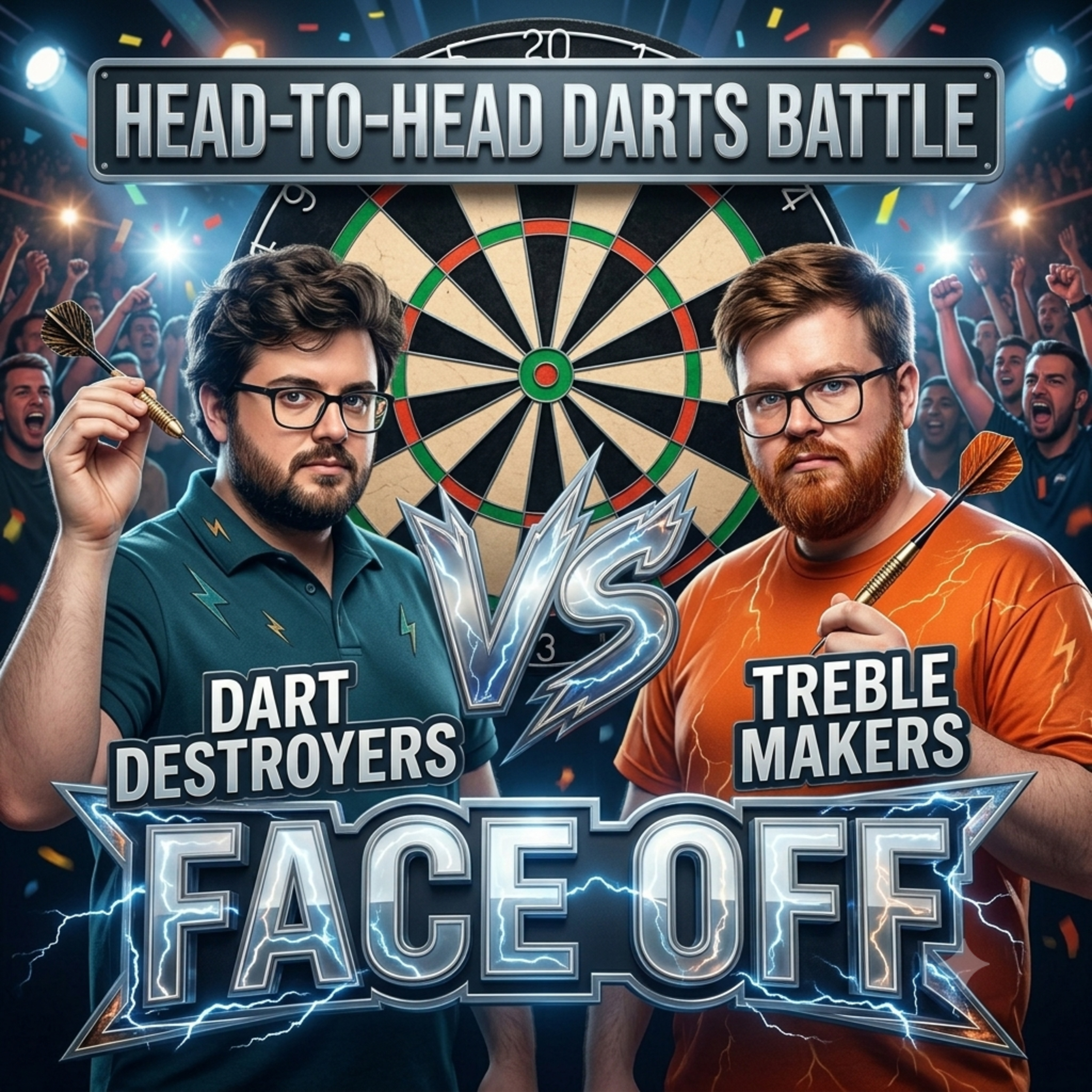 HEAD-TO-HEAD Darts Battle | Treble Makers FACE OFF Dart Destroyers episode artwork