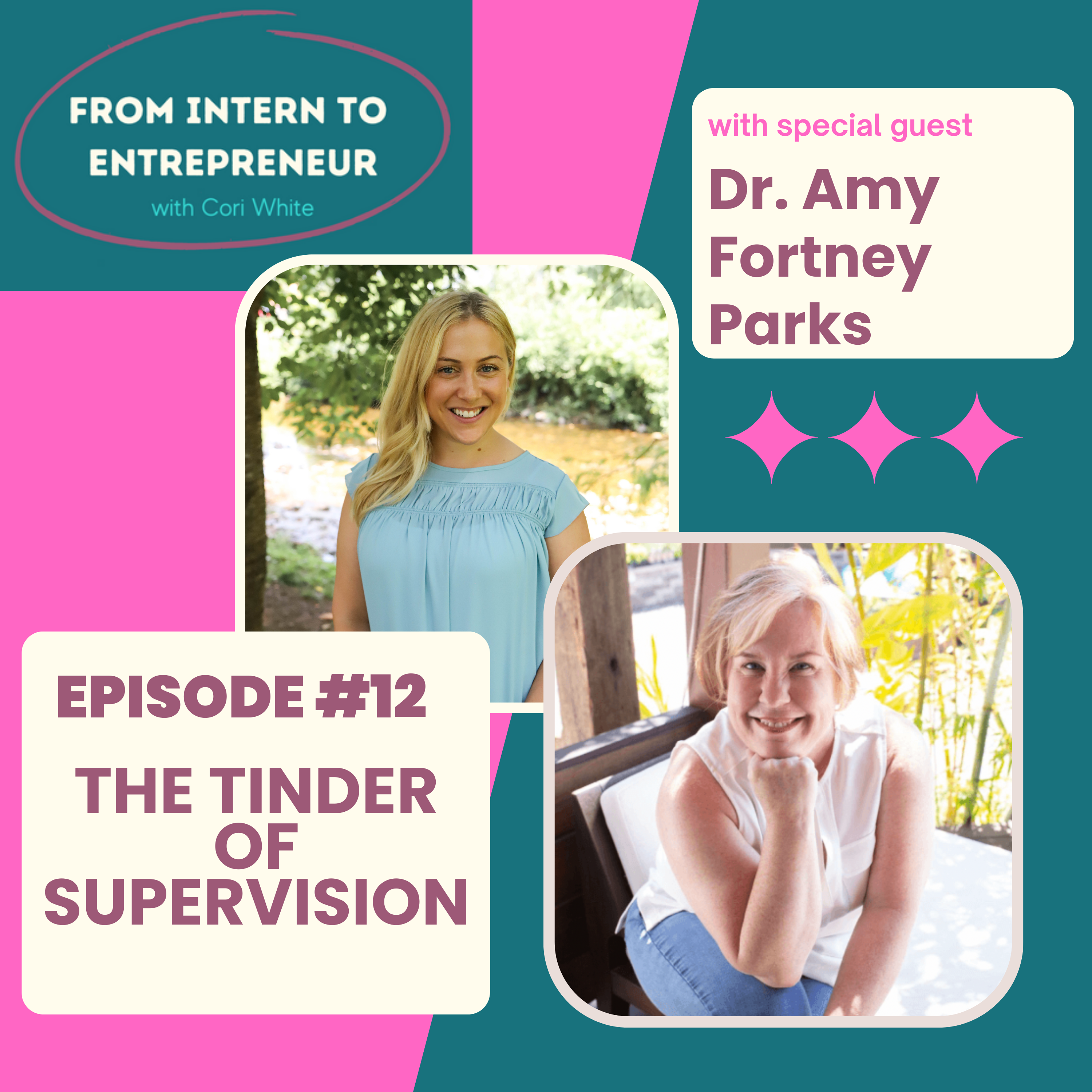 Episode 12: The Tinder of Supervision with Dr. Amy Fortney Parks (The Clinical Supervision Directory! episode artwork