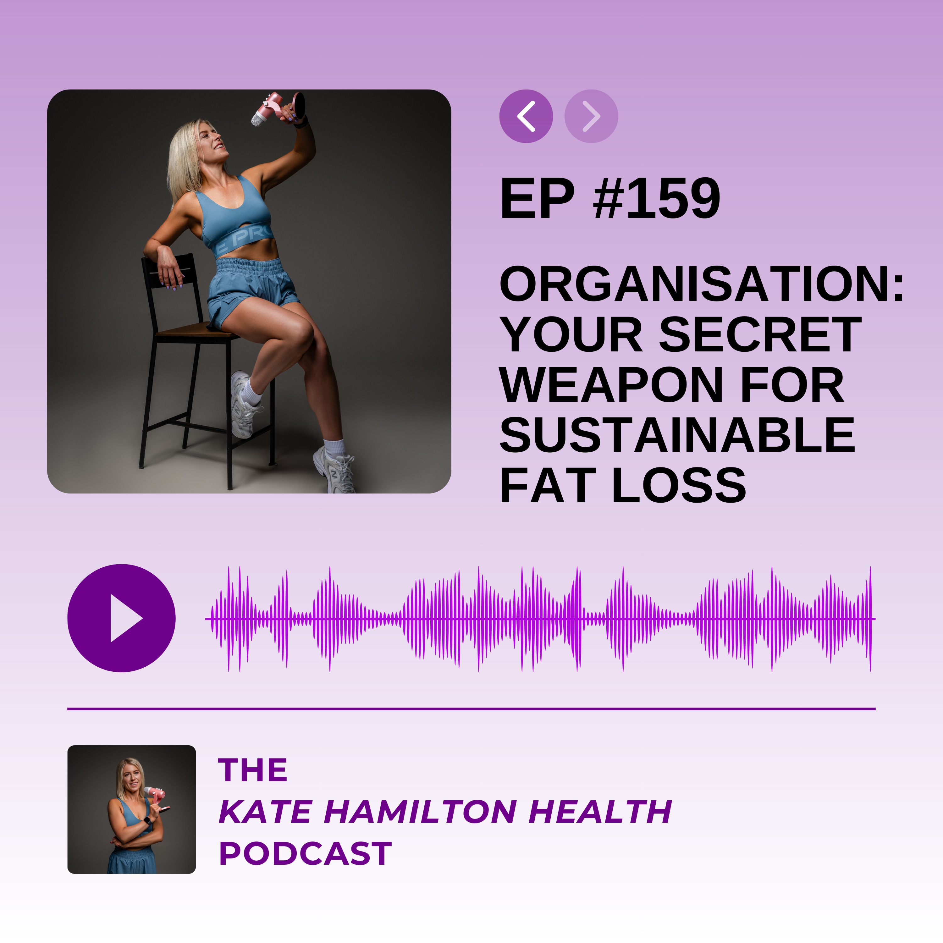 #159 - Organisation: Your Secret Weapon for Sustainable Fat Loss