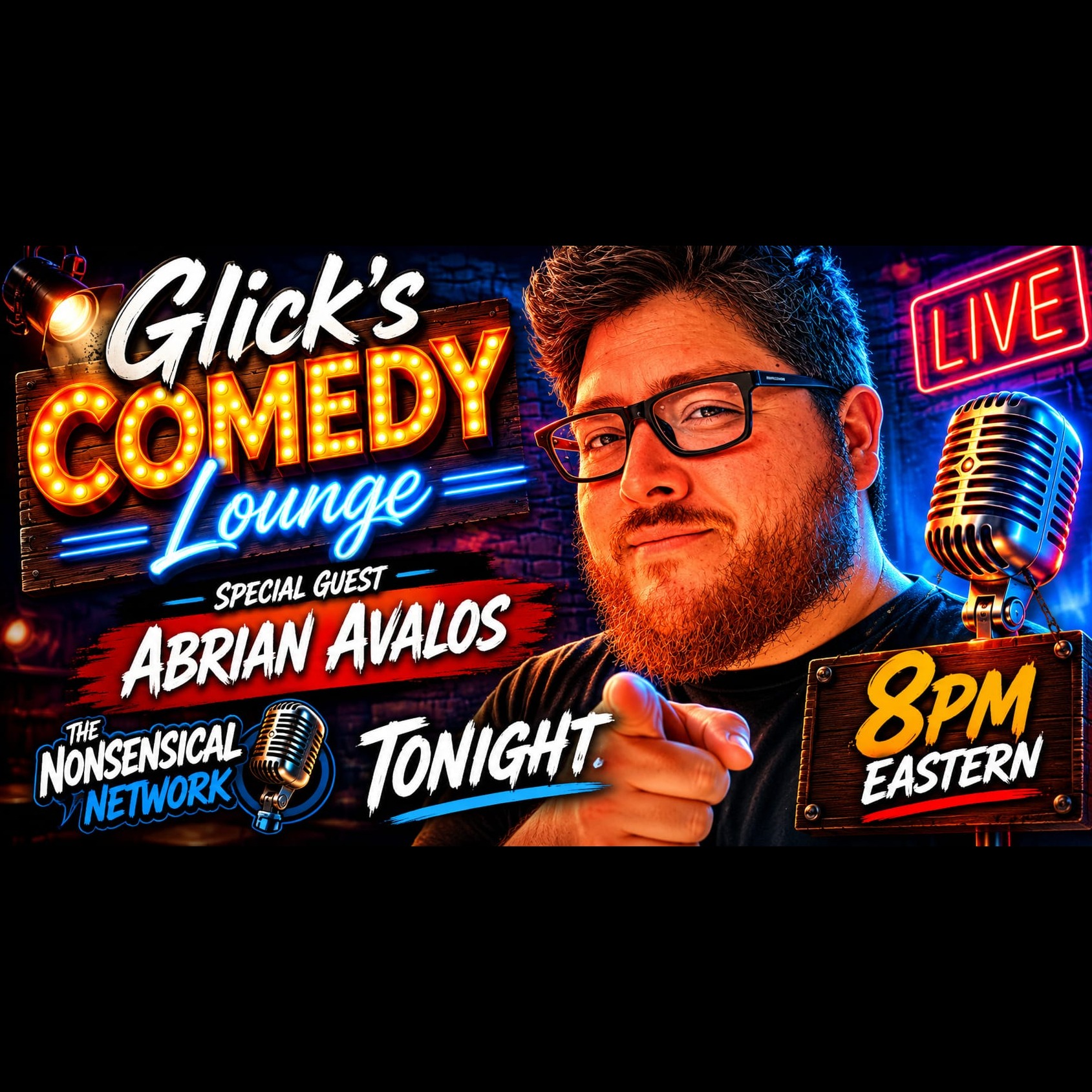 Glick's Comedy Lounge: Abrian Avalos episode artwork