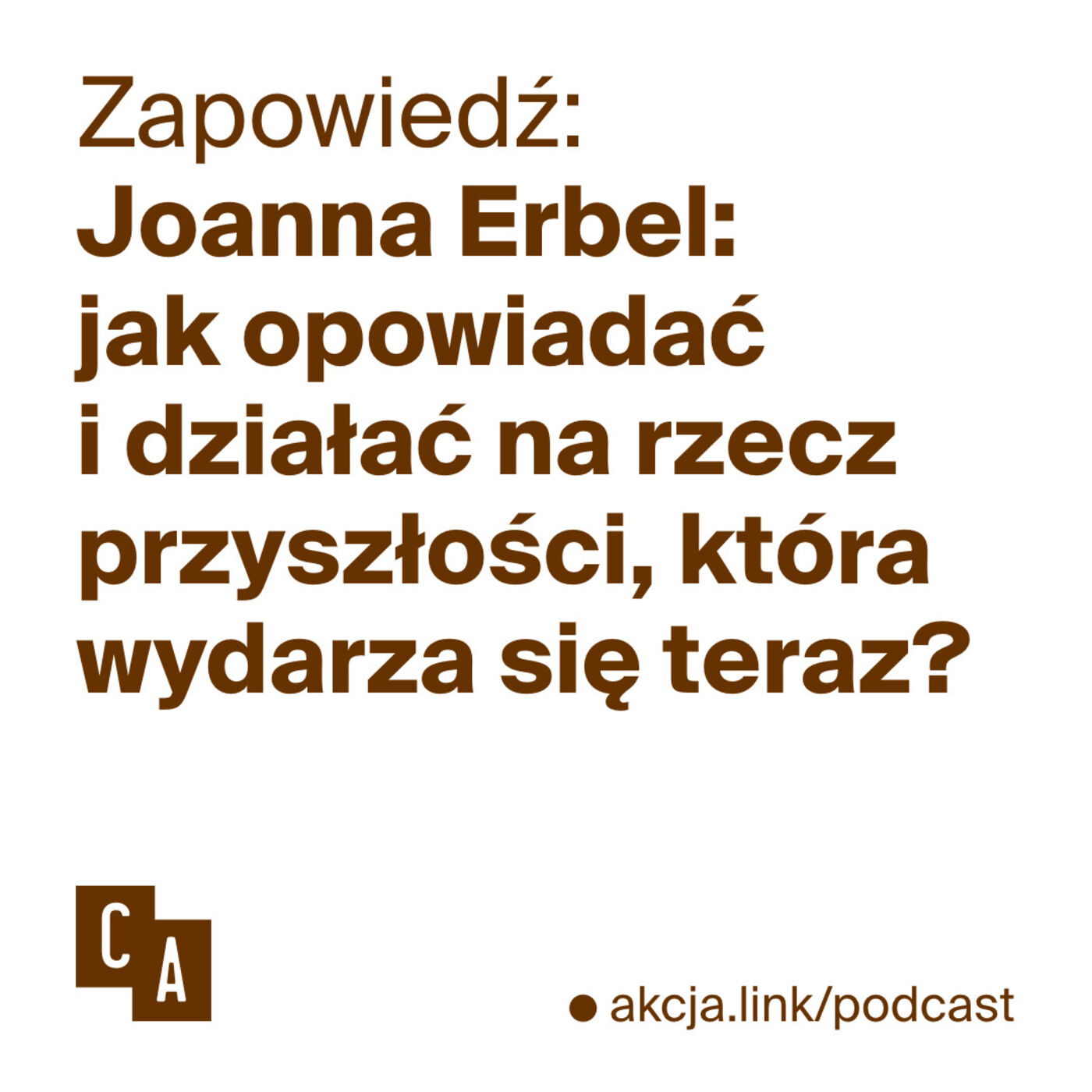 Cafe Akcja. Podcast Akcji Demokracji.