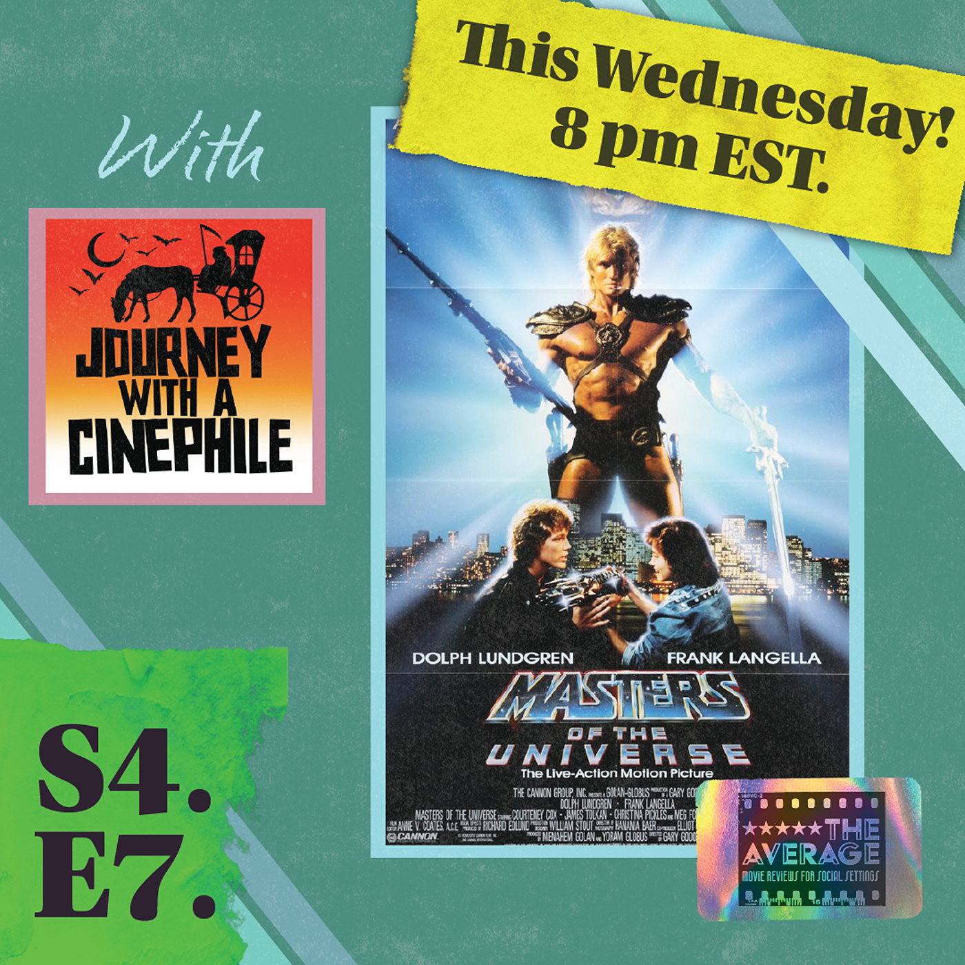 S4.E7: Masters of the Universe (1987) | Fantasy meets California w/ @journerywithacinephile  The Average 227 subscribers episode artwork