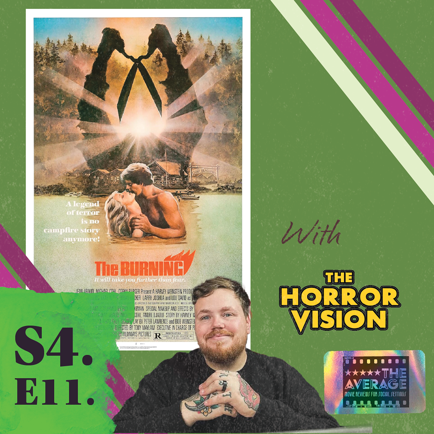 S4.E11: THE BURNING (1981) Review | Summer Camp Slashers episode artwork