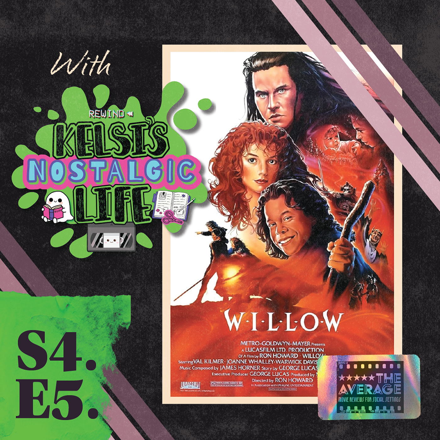 S4.E5: Willow (1988) | Val Kilmer, Deleted Scenes & The History of Tir Asleen w/ @slimeandslashers episode artwork