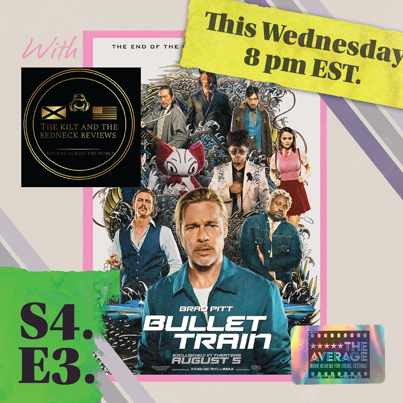S4.E3. Bullet Train: Styled to Perfection or a Messy Train Wreck? w/ The Kilt and the Redneck episode artwork