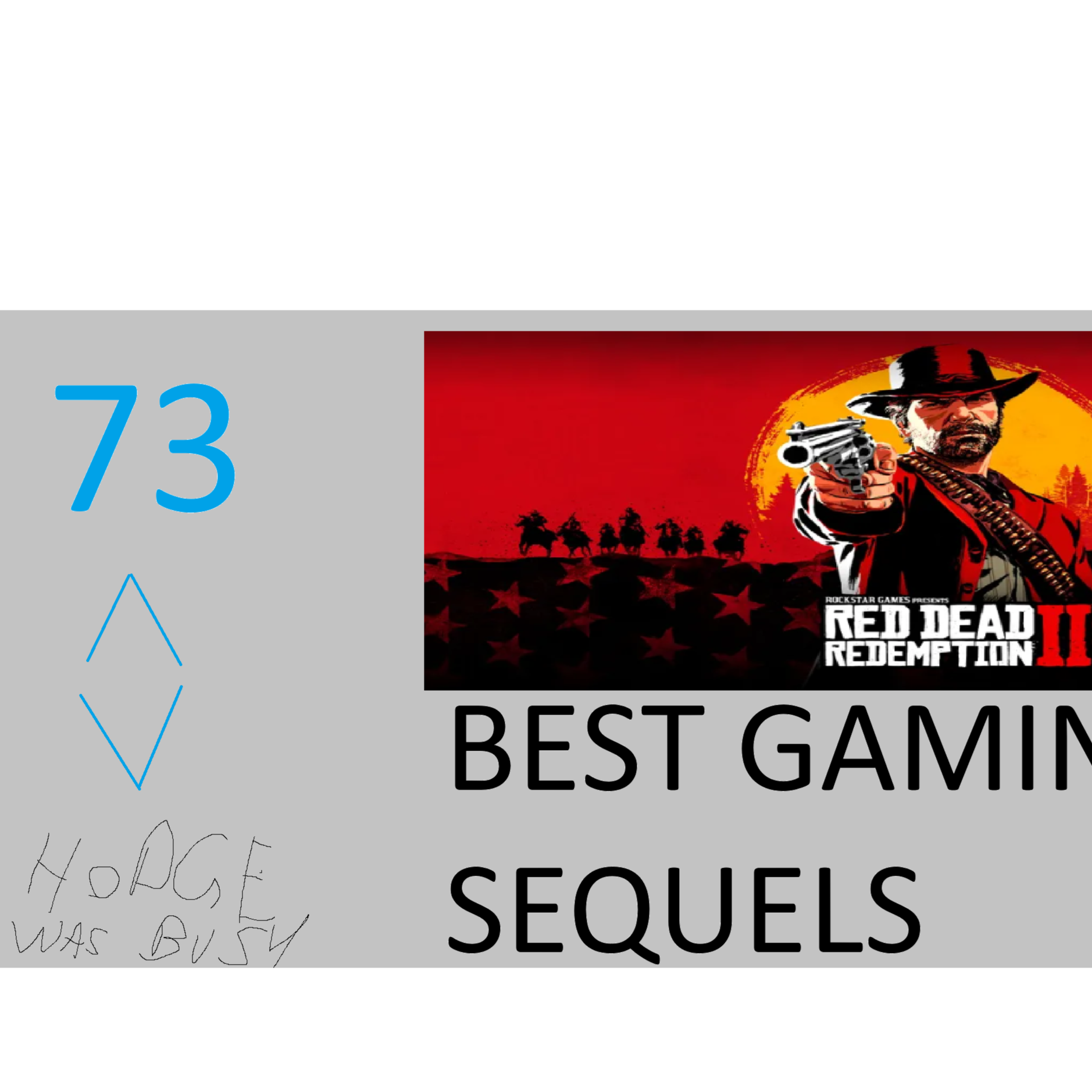 73. Favorite Gaming Sequels