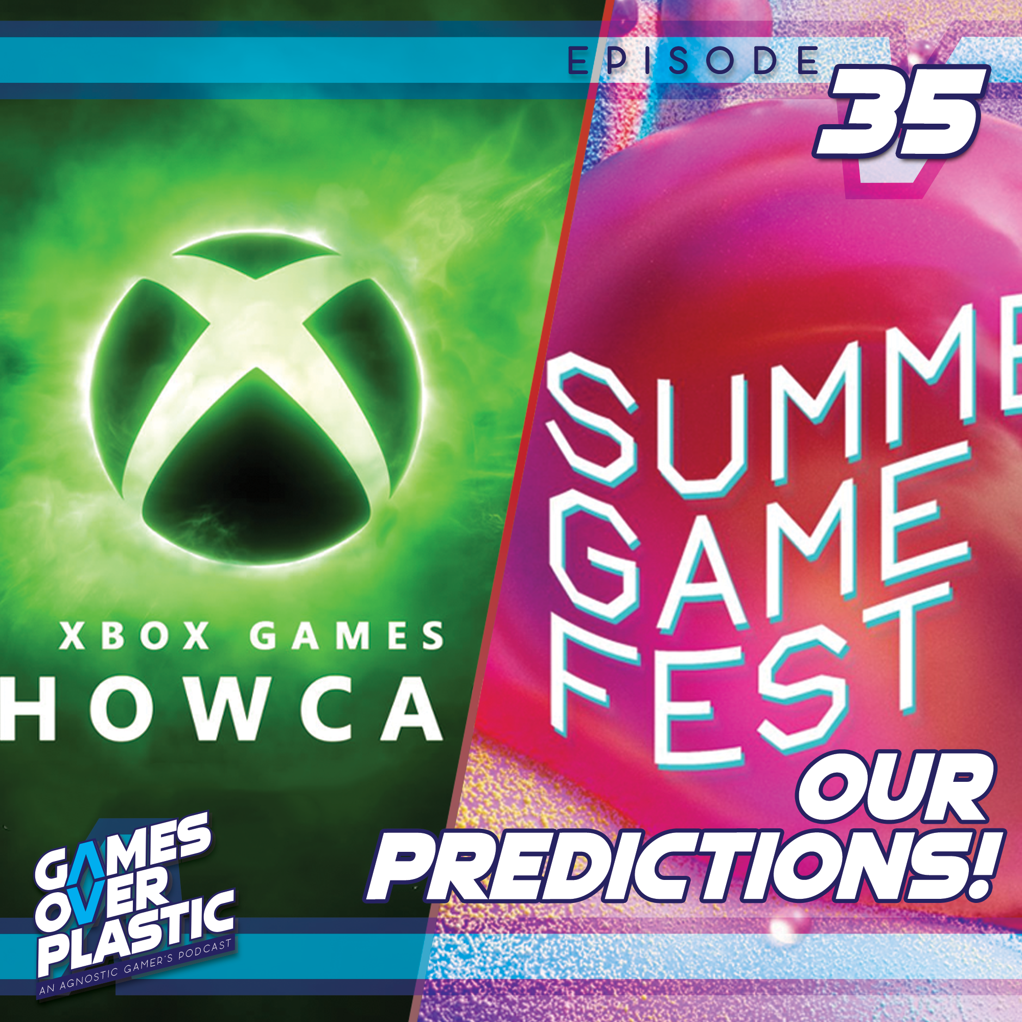 35. Showcase Prediction Showdown! Xbox Game Showcase and Summer Games Fest | Games Over Plastic episode artwork