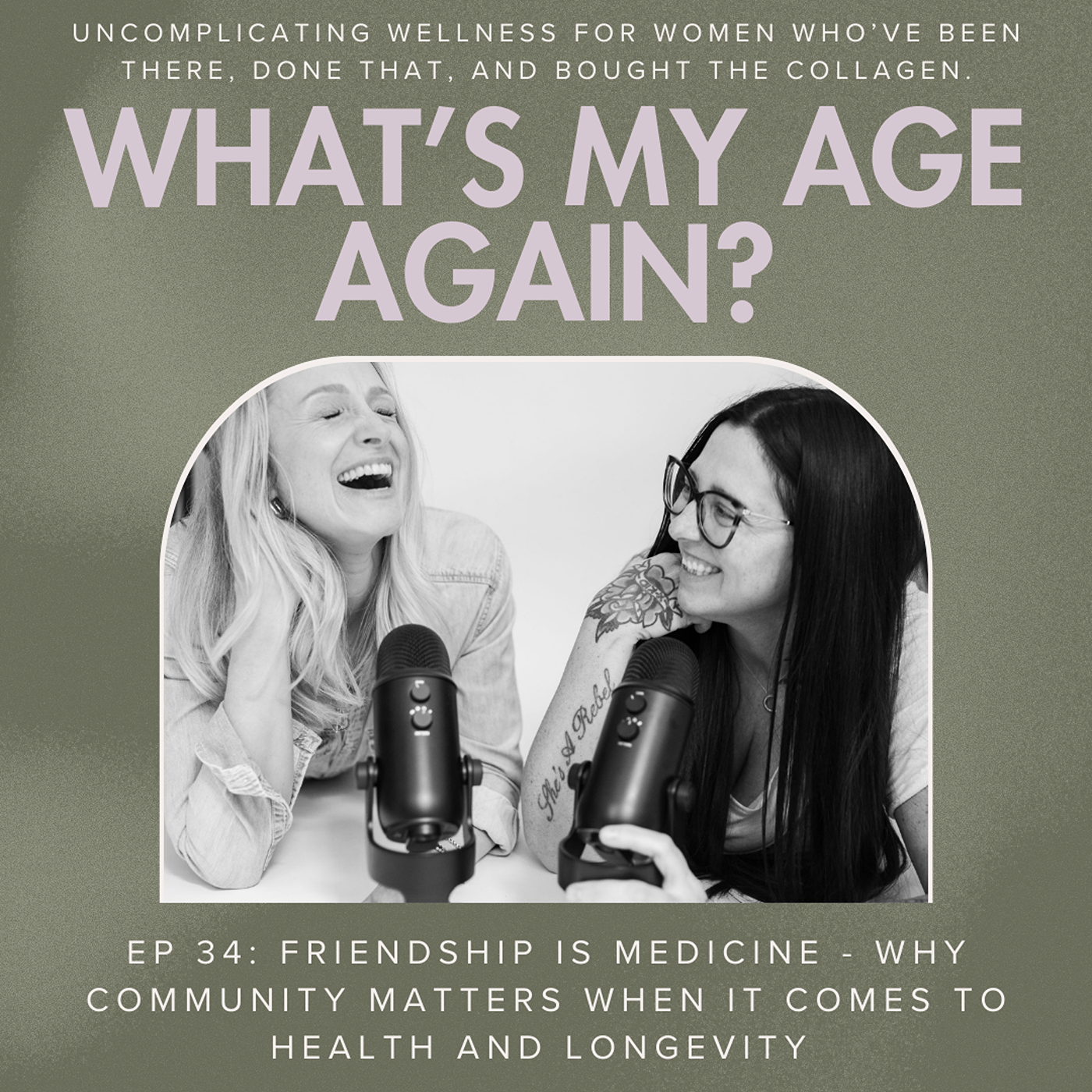 Ep 34:  Friendship is Medicine - Why Community Matters When It Comes To Health and Longevity episode artwork