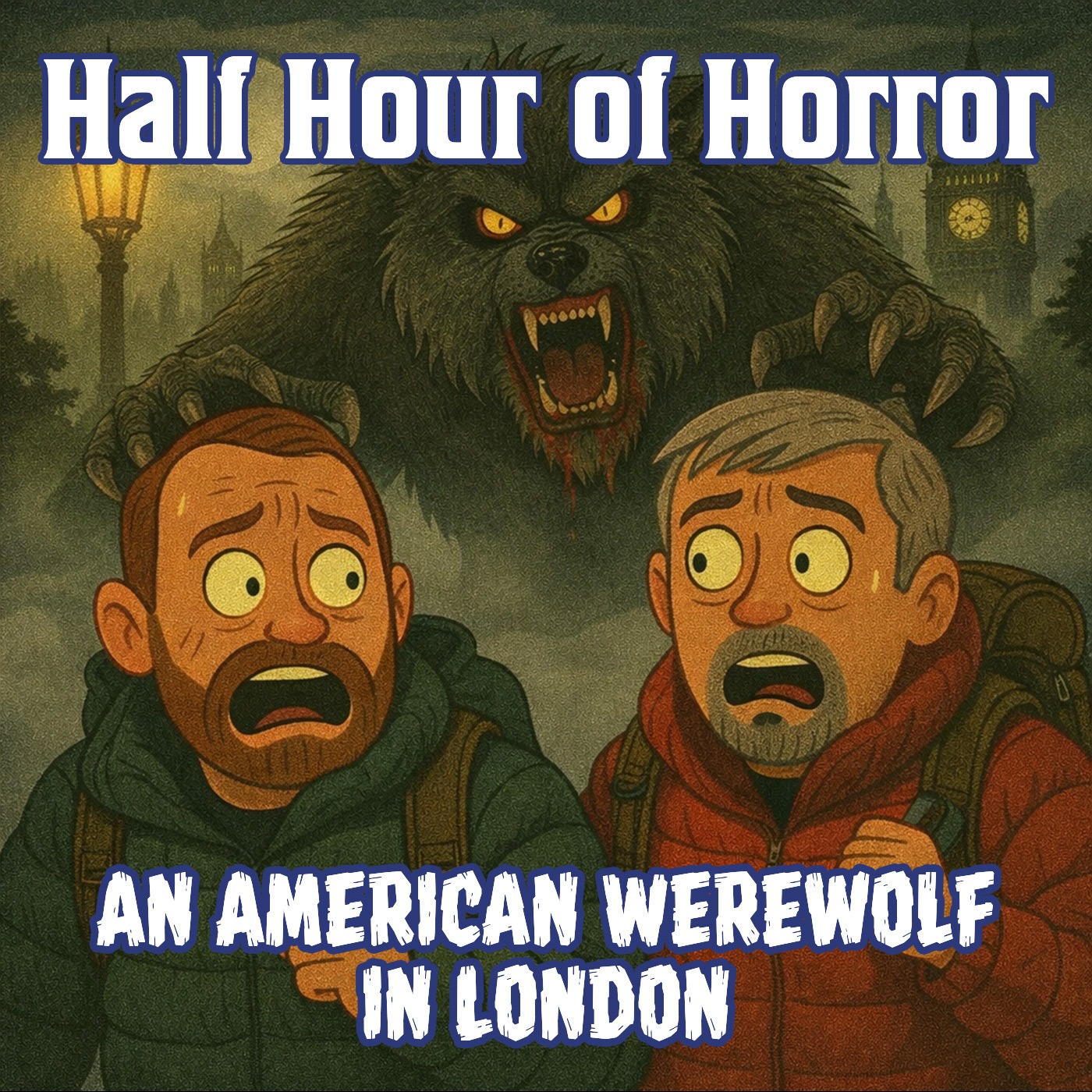An American Werewolf in London (1981) Review | Horror, Humour & Rick Baker's Legendary Werewolf | Half Hour of Horror with Love Horror episode artwork
