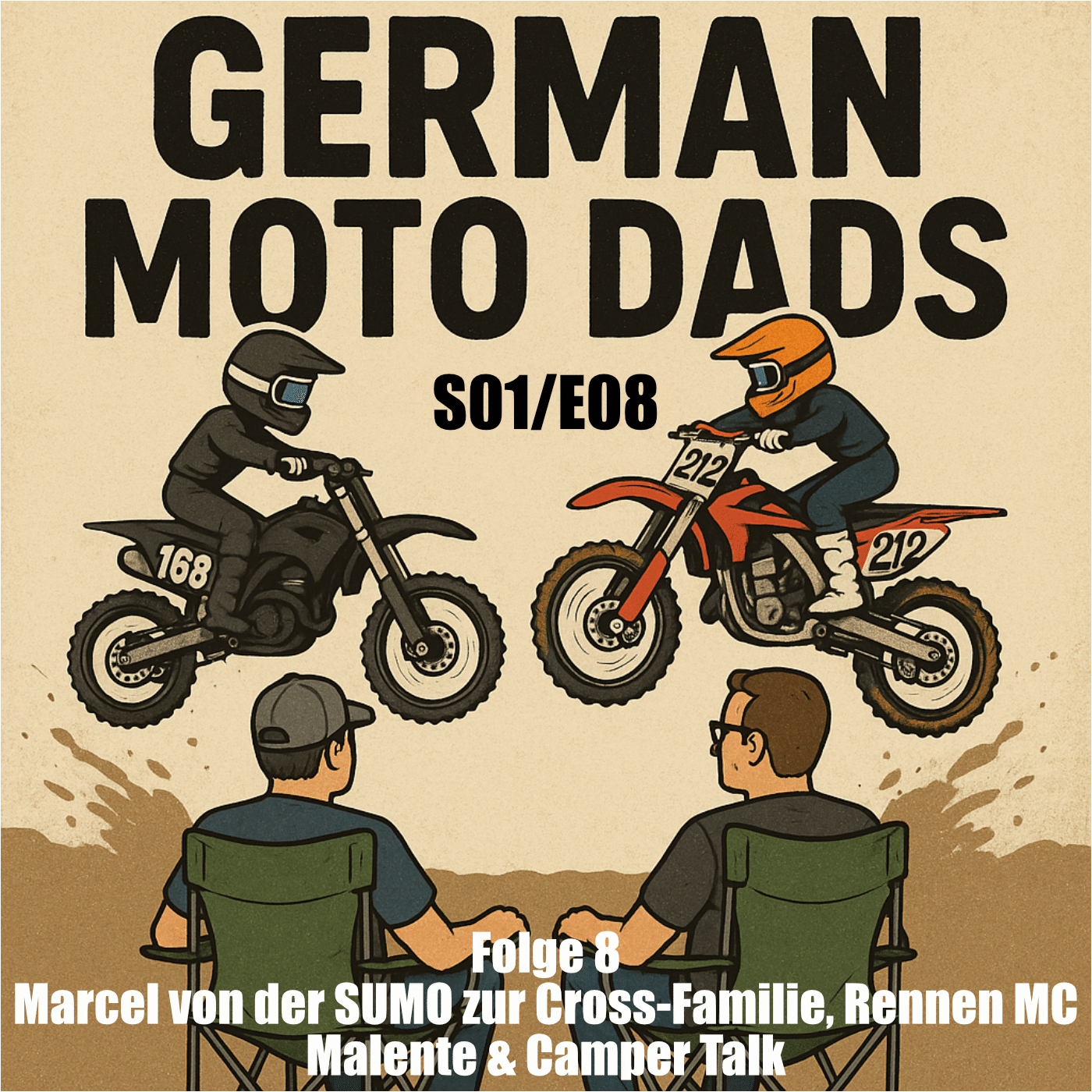 S01/E08- Marcel von der SUMO zur Cross-Familie, Rennen MC Malente & Camper Talk episode artwork