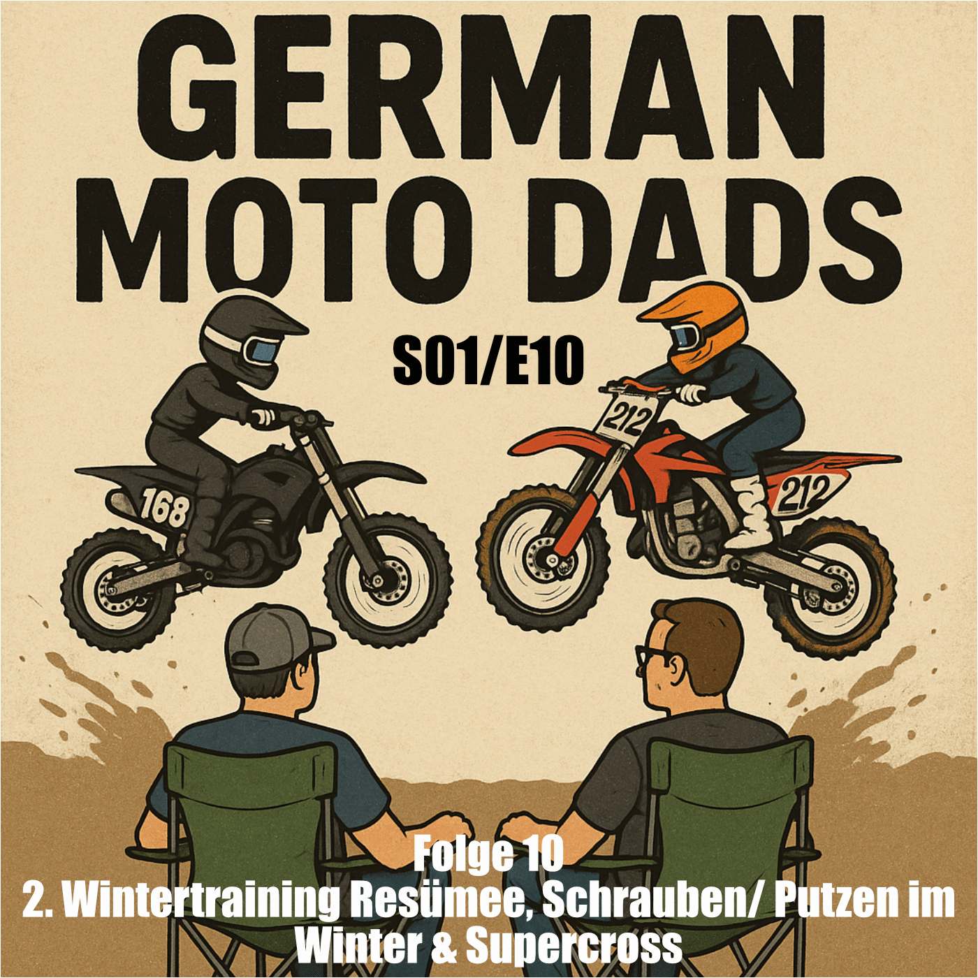 S01/E10 - 2. Wintertraining Resümee, Schrauben/ Putzen im Winter & Supercross episode artwork