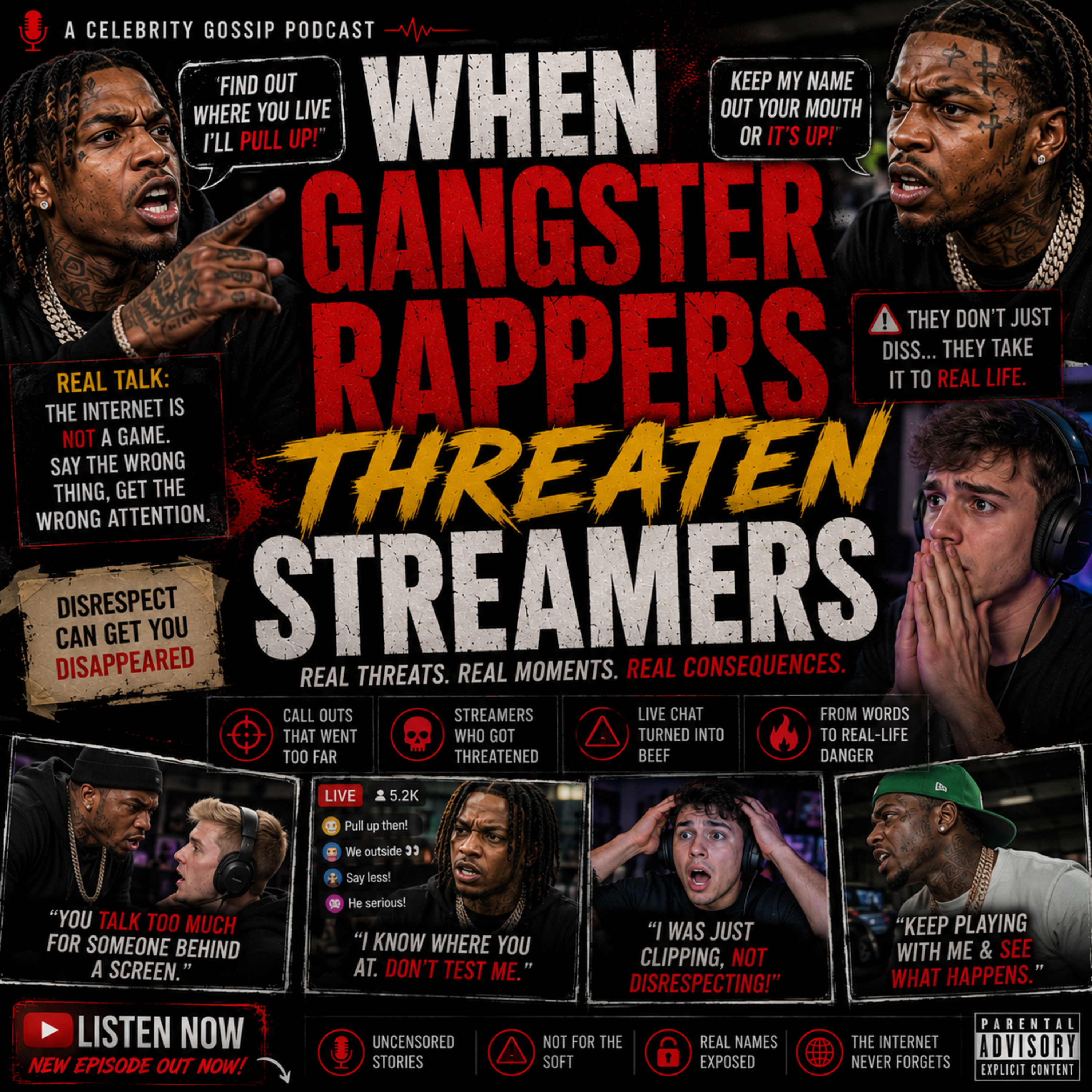 When Gangster Rappers Threaten Streamers