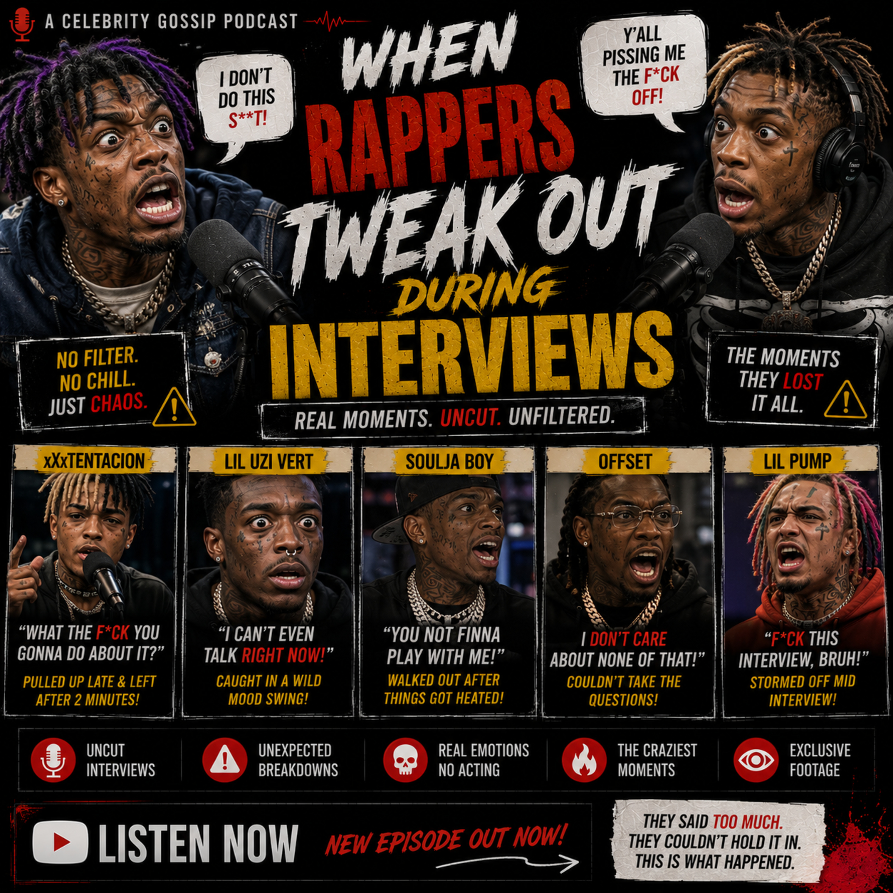 When Rappers Tweak Out During Interviews